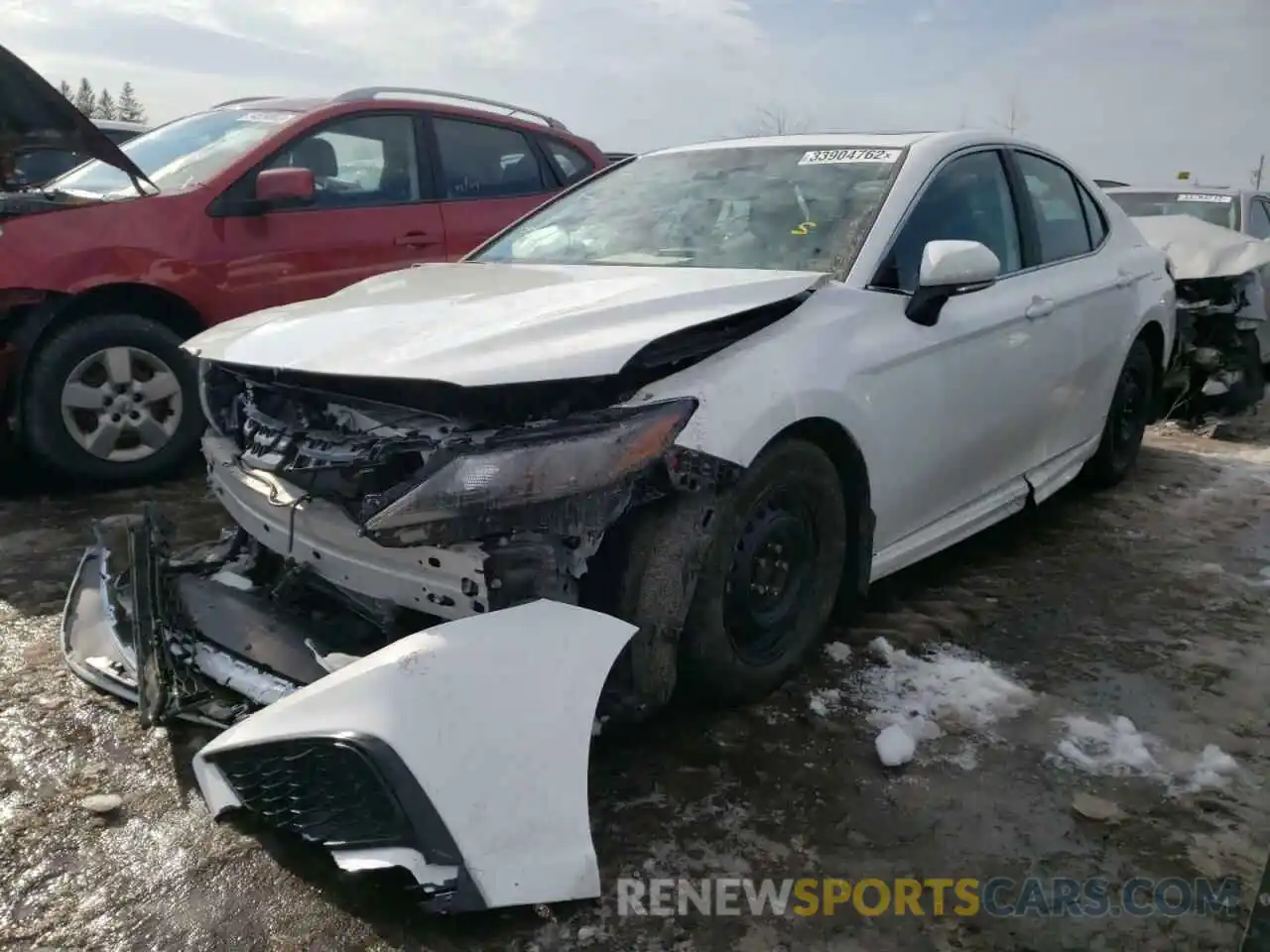 2 Photograph of a damaged car 4T1S11AK4NU643121 TOYOTA CAMRY 2022