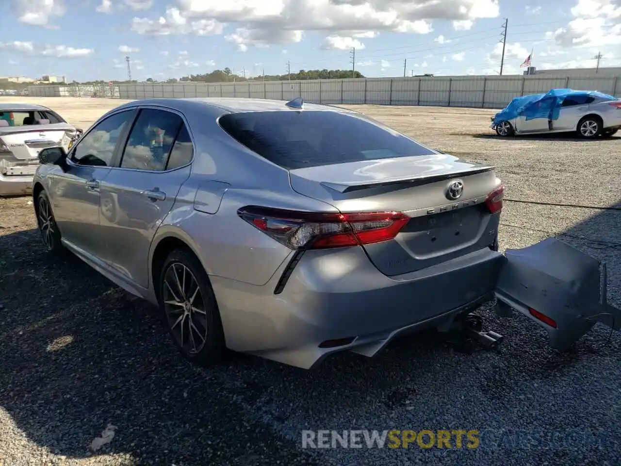 3 Photograph of a damaged car 4T1S11AK7NU683659 TOYOTA CAMRY 2022