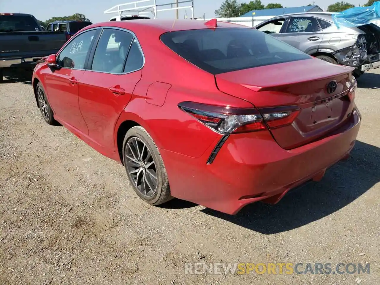 3 Photograph of a damaged car 4T1S11AK8NU050538 TOYOTA CAMRY 2022