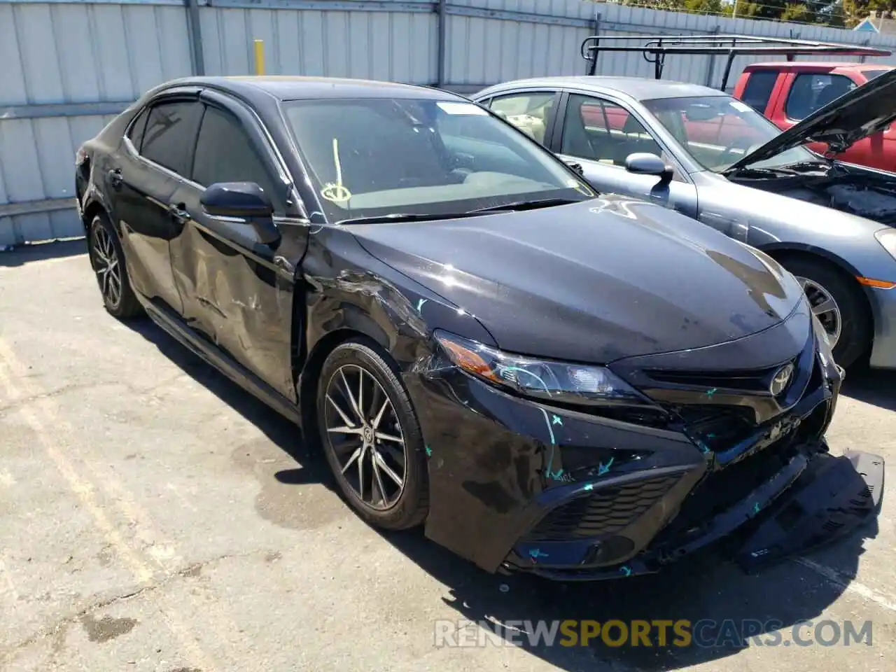 1 Photograph of a damaged car 4T1S11BK4NU063821 TOYOTA CAMRY 2022