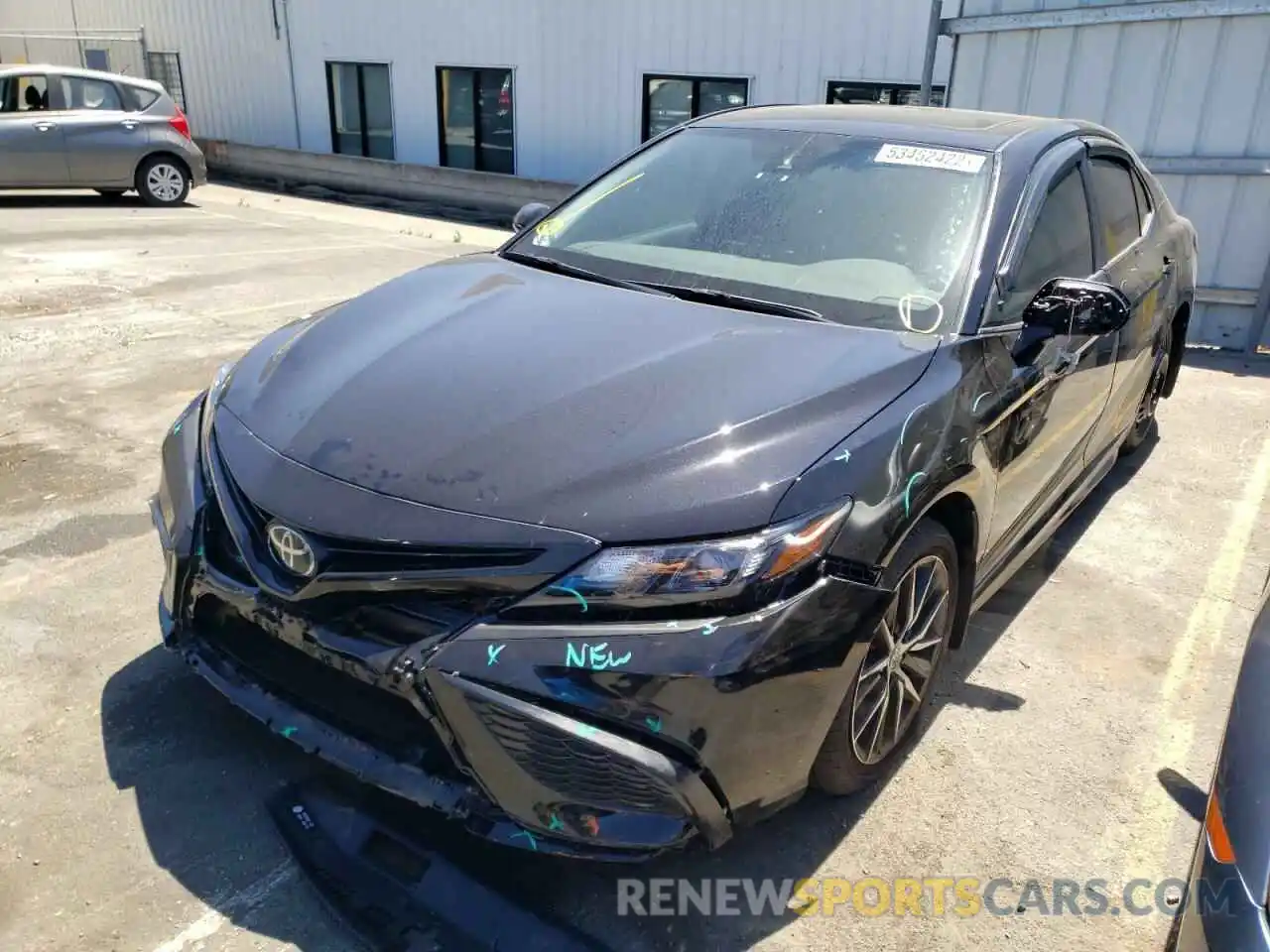 2 Photograph of a damaged car 4T1S11BK4NU063821 TOYOTA CAMRY 2022