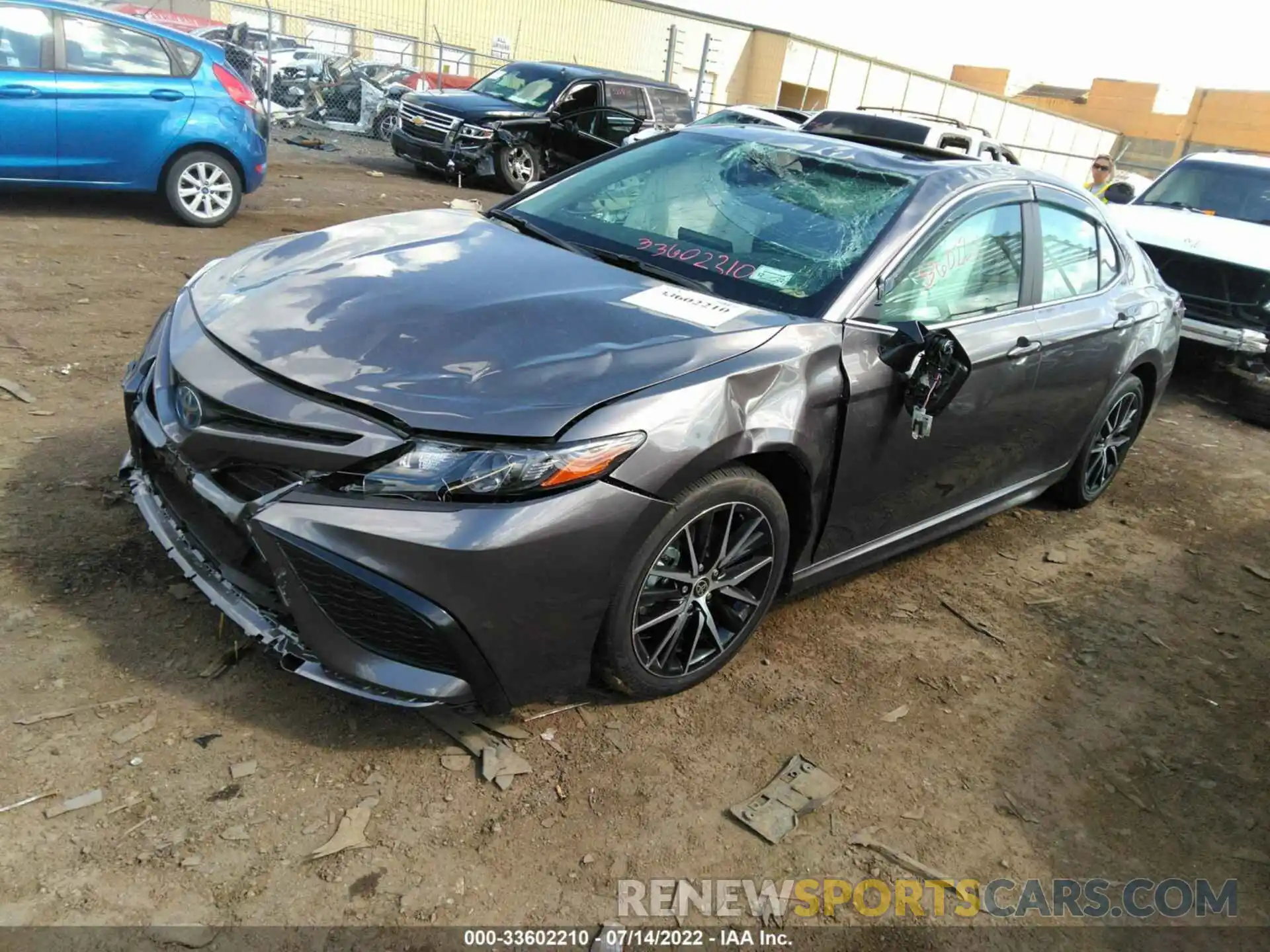 2 Photograph of a damaged car 4T1S31AK2NU587853 TOYOTA CAMRY 2022