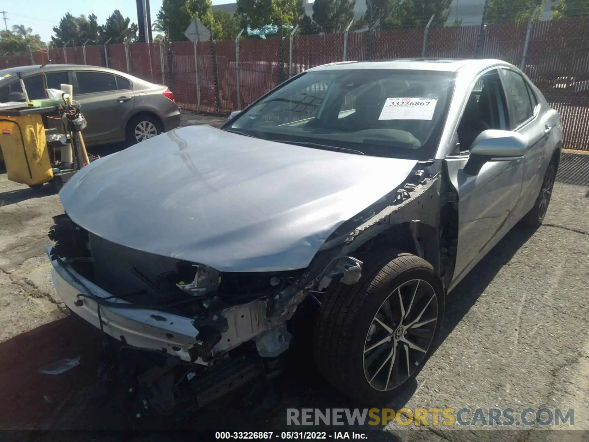 2 Photograph of a damaged car 4T1S31AK3NU583519 TOYOTA CAMRY 2022