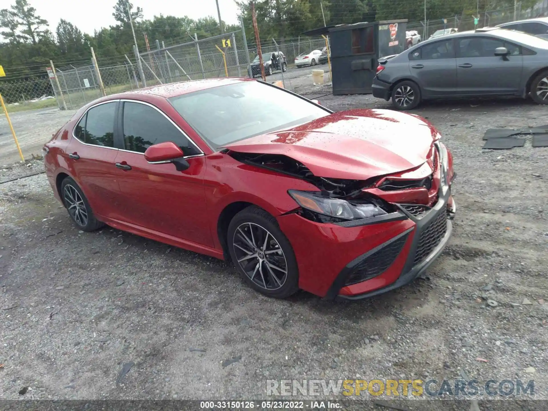 1 Photograph of a damaged car 4T1T11AK0NU009731 TOYOTA CAMRY 2022