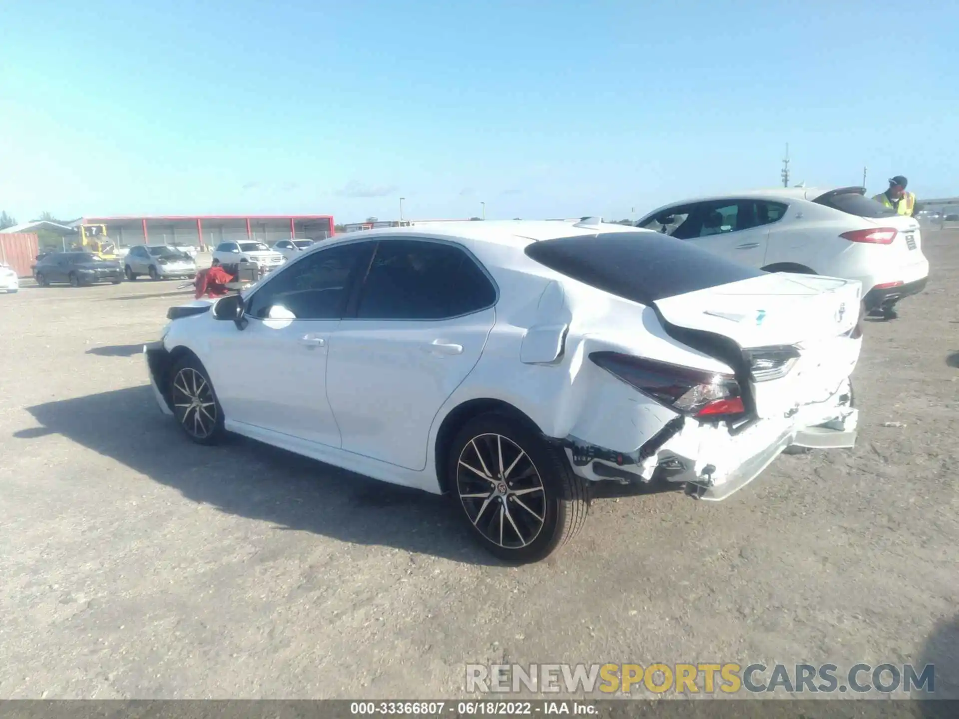 3 Photograph of a damaged car 4T1T11AK0NU037397 TOYOTA CAMRY 2022