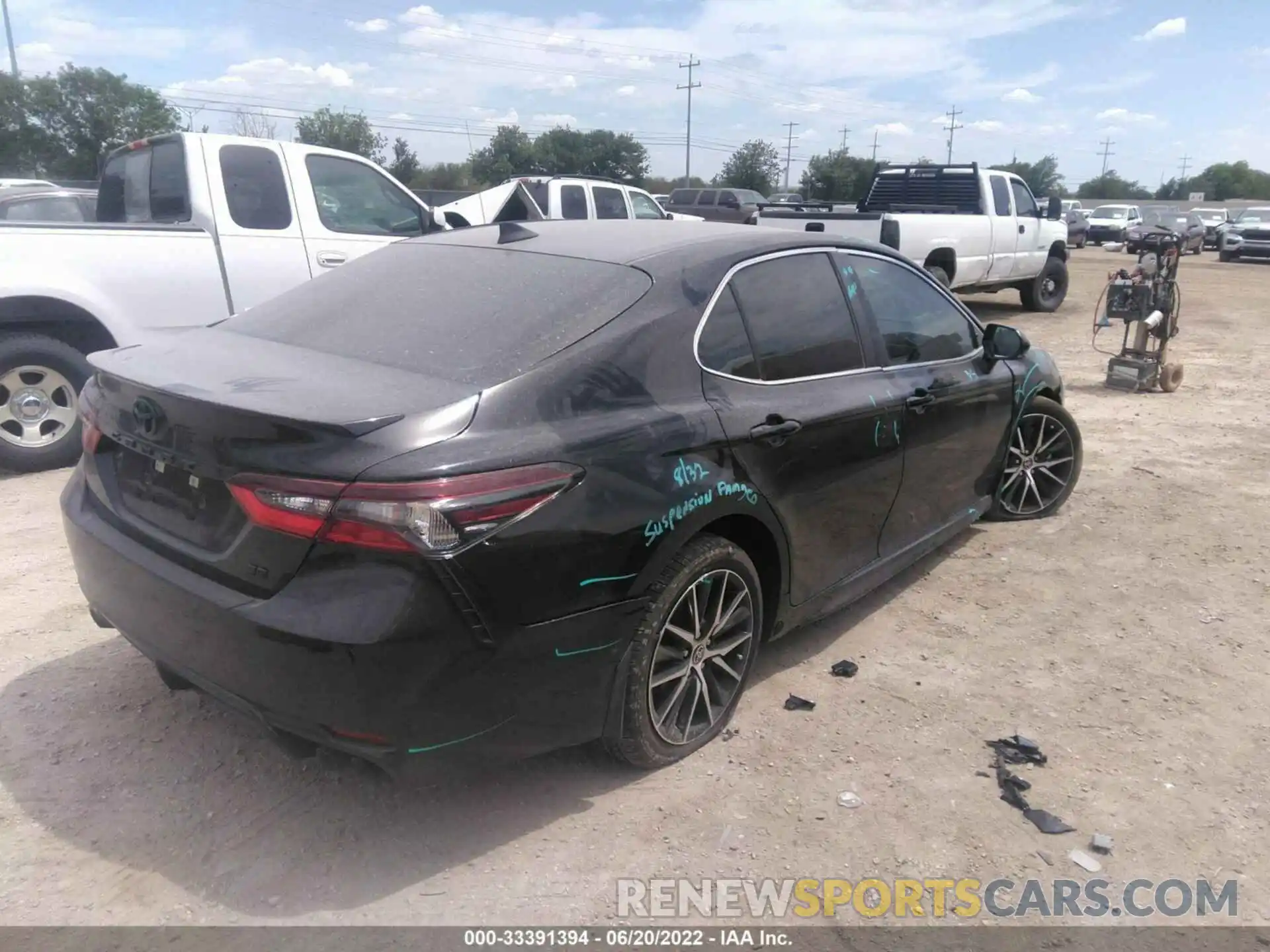 4 Фотография поврежденного автомобиля 4T1T11AK0NU618575 TOYOTA CAMRY 2022