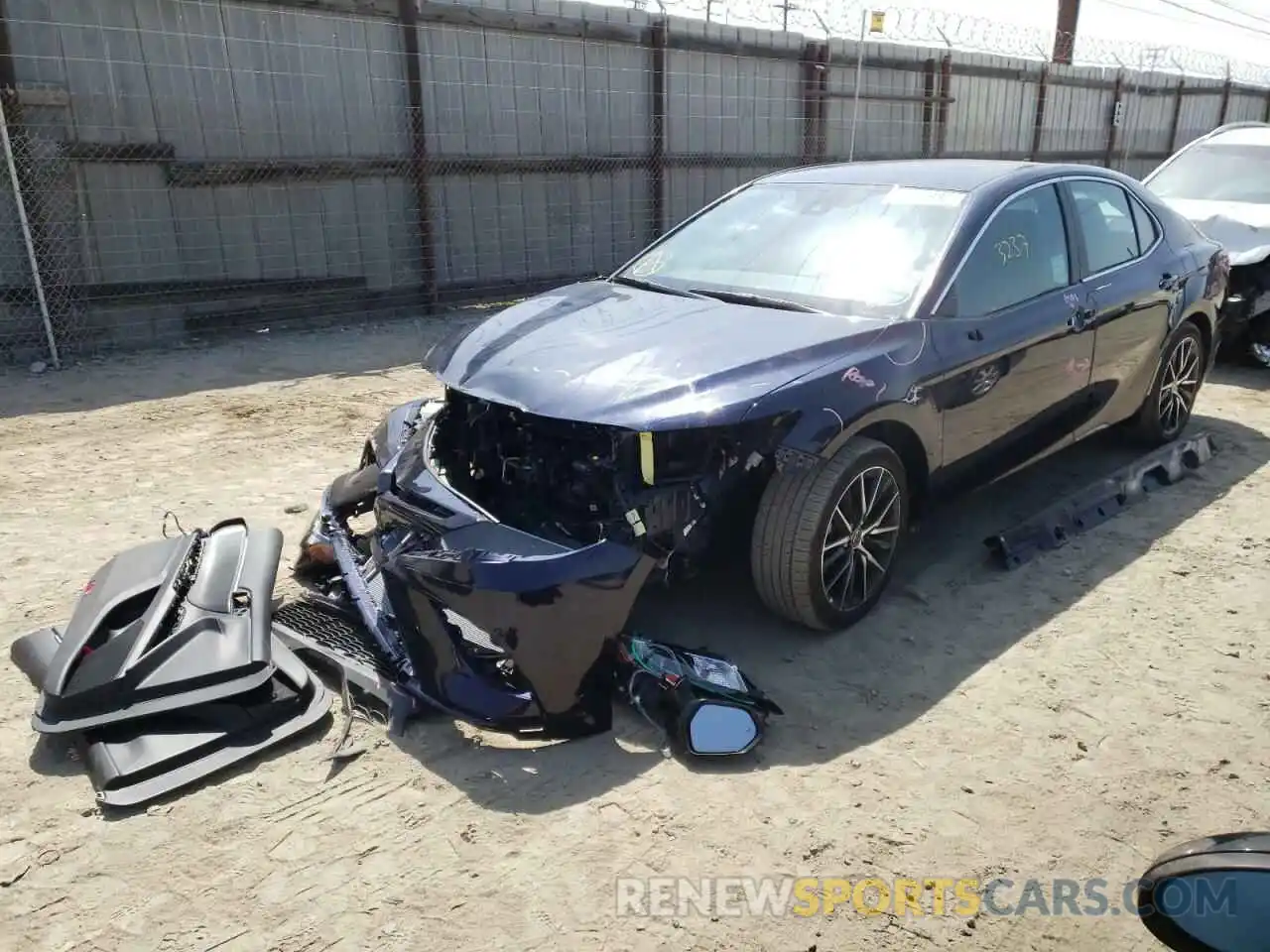 2 Photograph of a damaged car 4T1T11AK1NU653321 TOYOTA CAMRY 2022