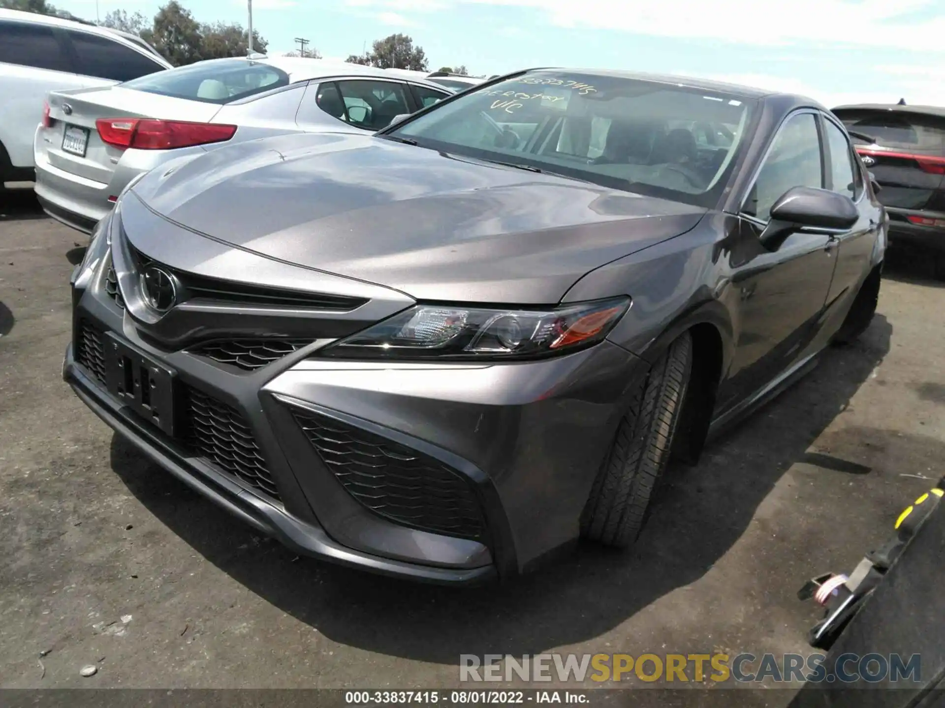 2 Photograph of a damaged car 4T1T11AK4NU680691 TOYOTA CAMRY 2022