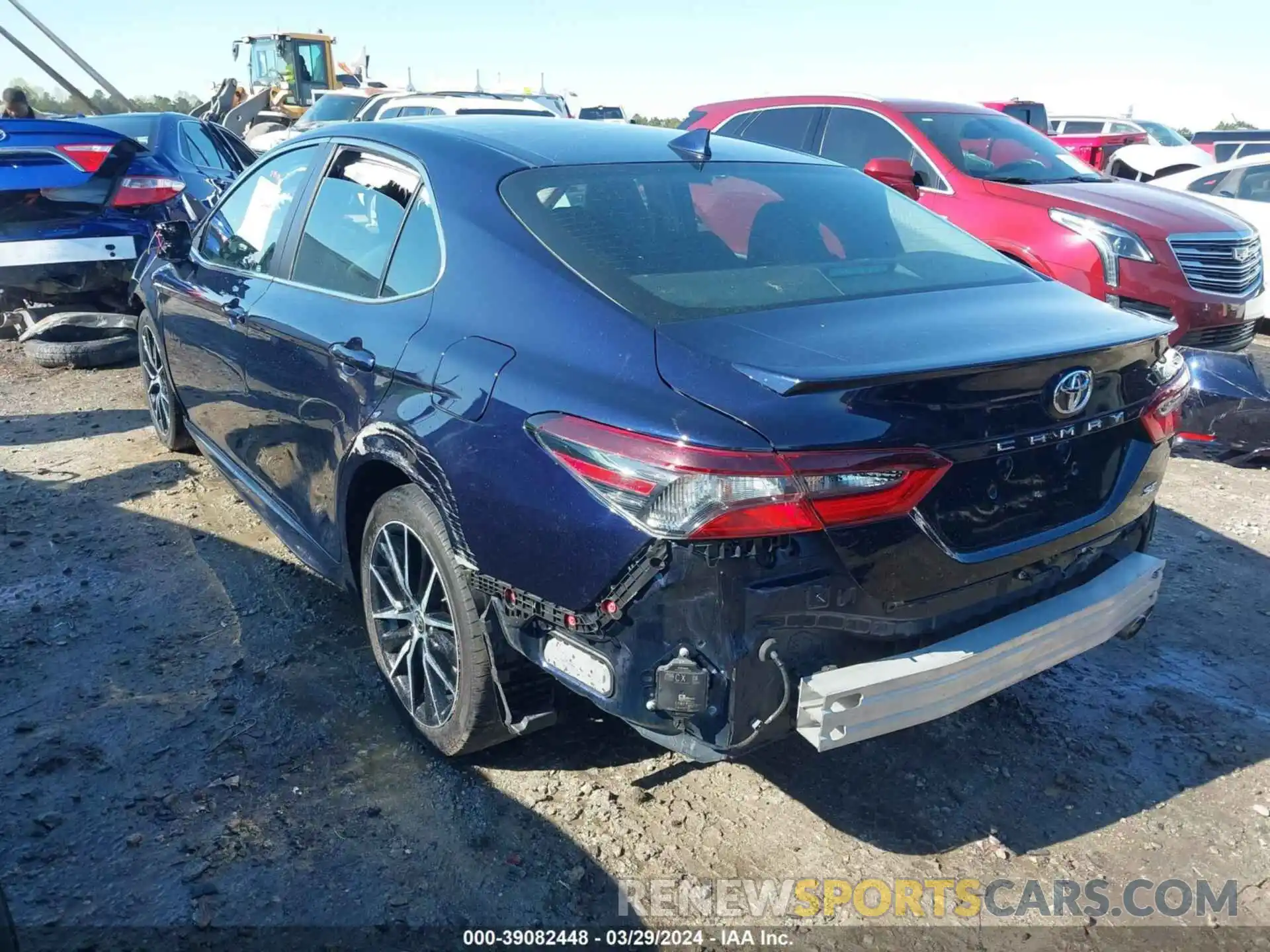 3 Photograph of a damaged car 4T1T11AK5NU617566 TOYOTA CAMRY 2022