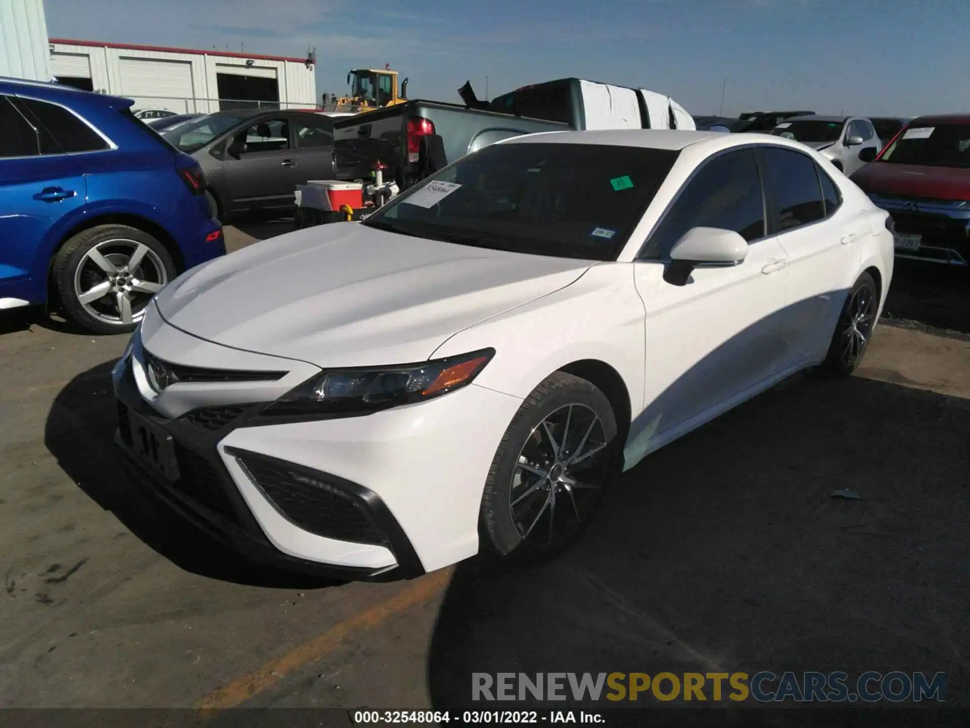 2 Photograph of a damaged car 4T1T11AK6NU624431 TOYOTA CAMRY 2022