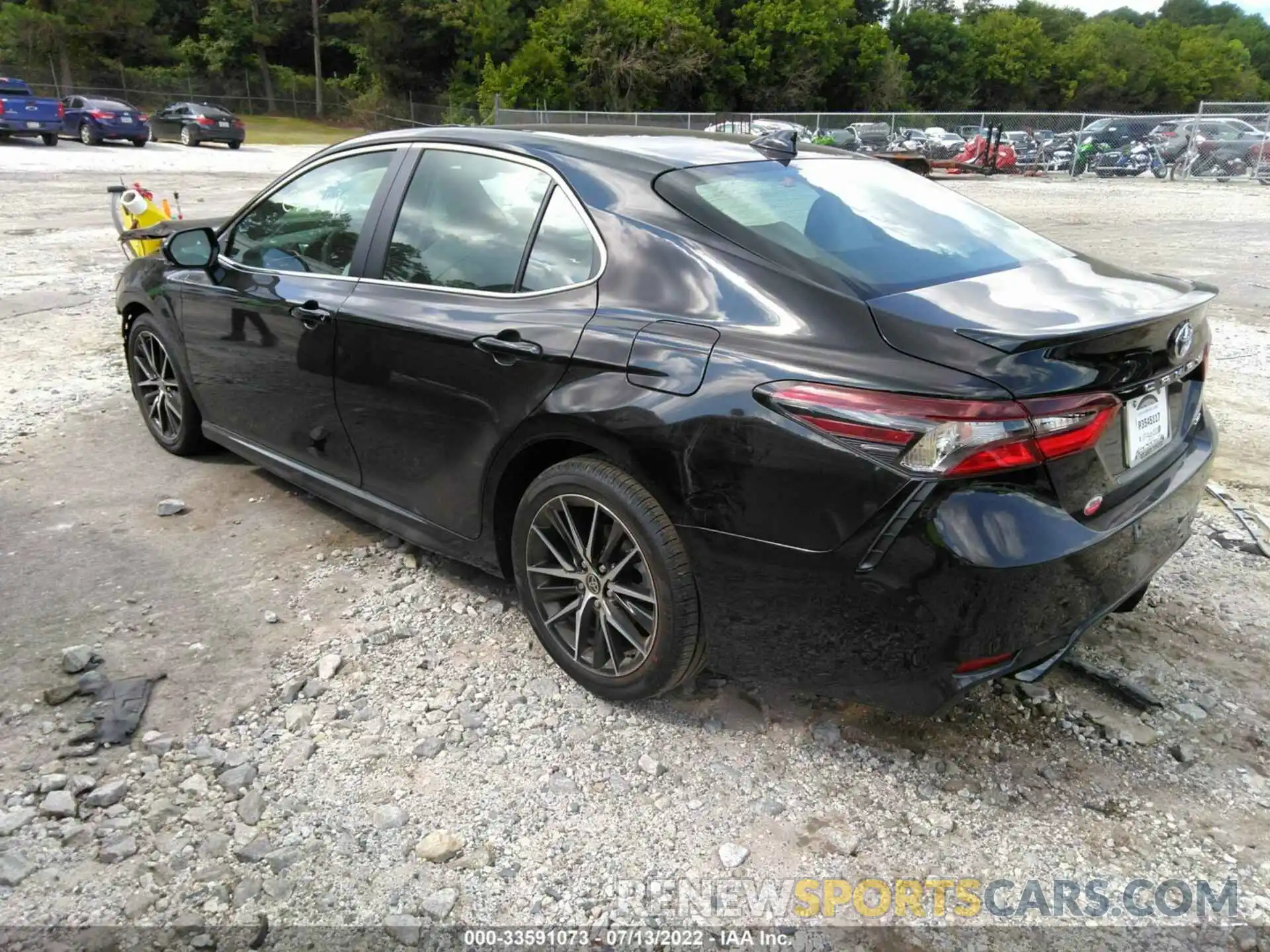 3 Photograph of a damaged car 4T1T11AK6NU706708 TOYOTA CAMRY 2022