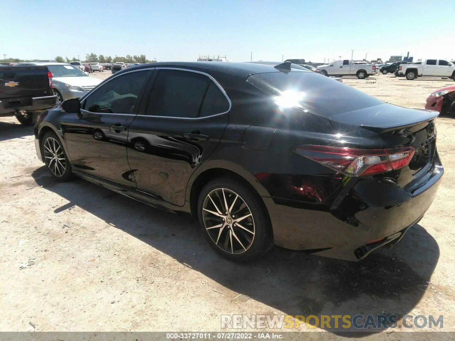 3 Photograph of a damaged car 4T1T11AK7NU041673 TOYOTA CAMRY 2022