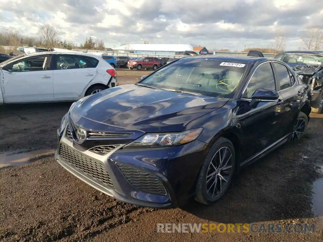 2 Photograph of a damaged car 4T1T11AK7NU630724 TOYOTA CAMRY 2022