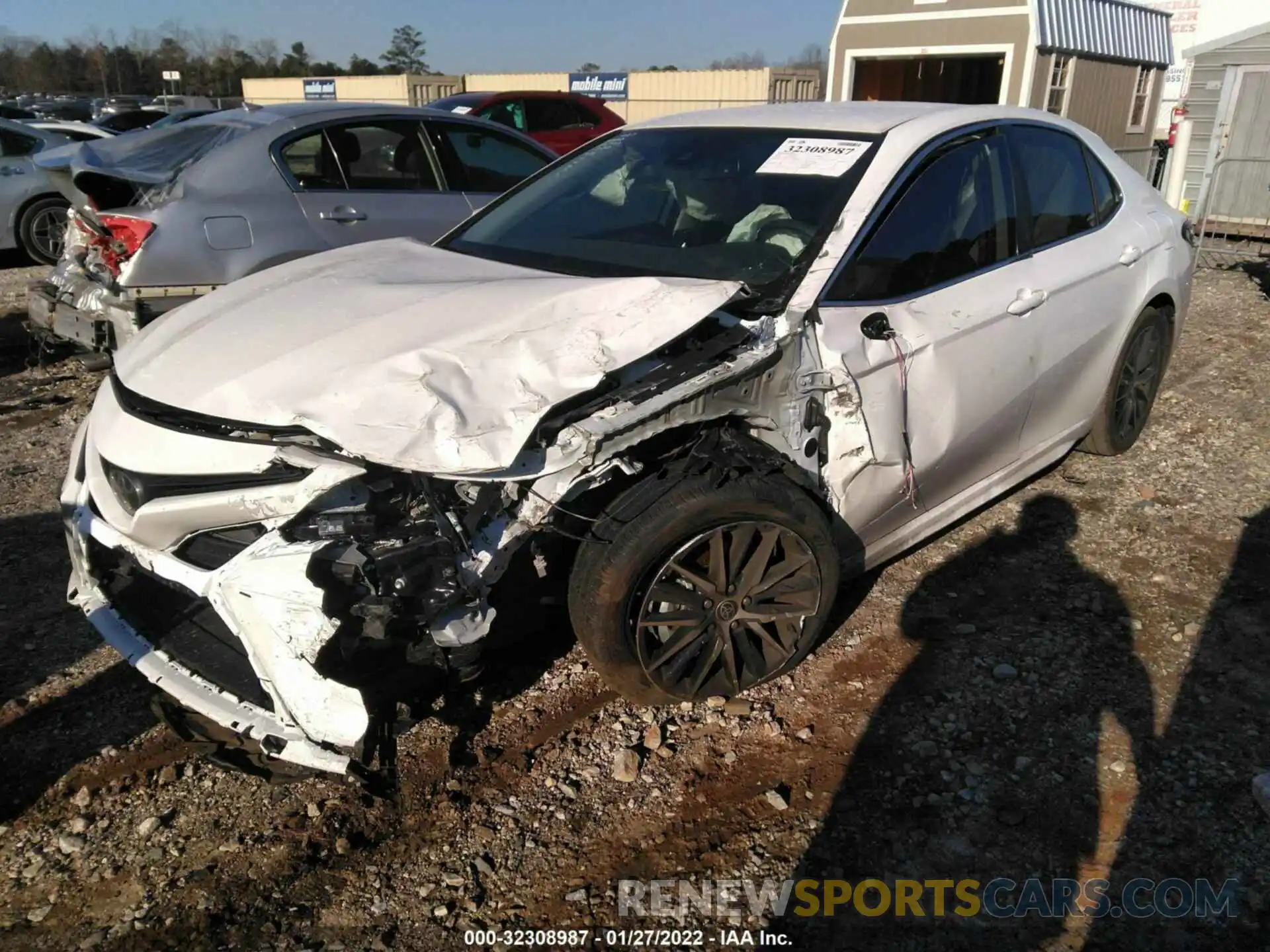 2 Photograph of a damaged car 4T1T11AK7NU639407 TOYOTA CAMRY 2022