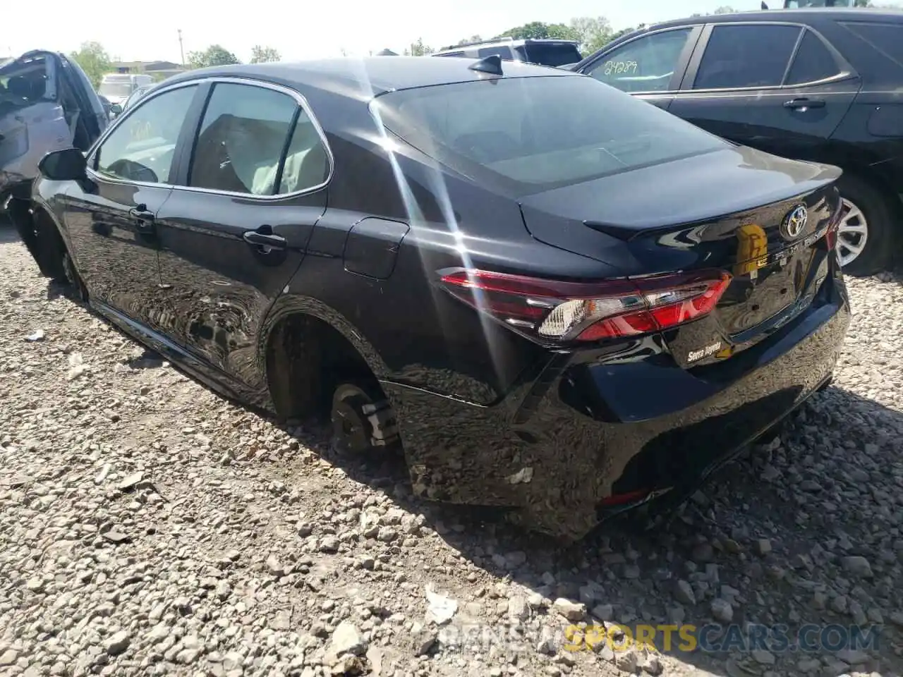 3 Photograph of a damaged car 4T1T11AK9NU009453 TOYOTA CAMRY 2022