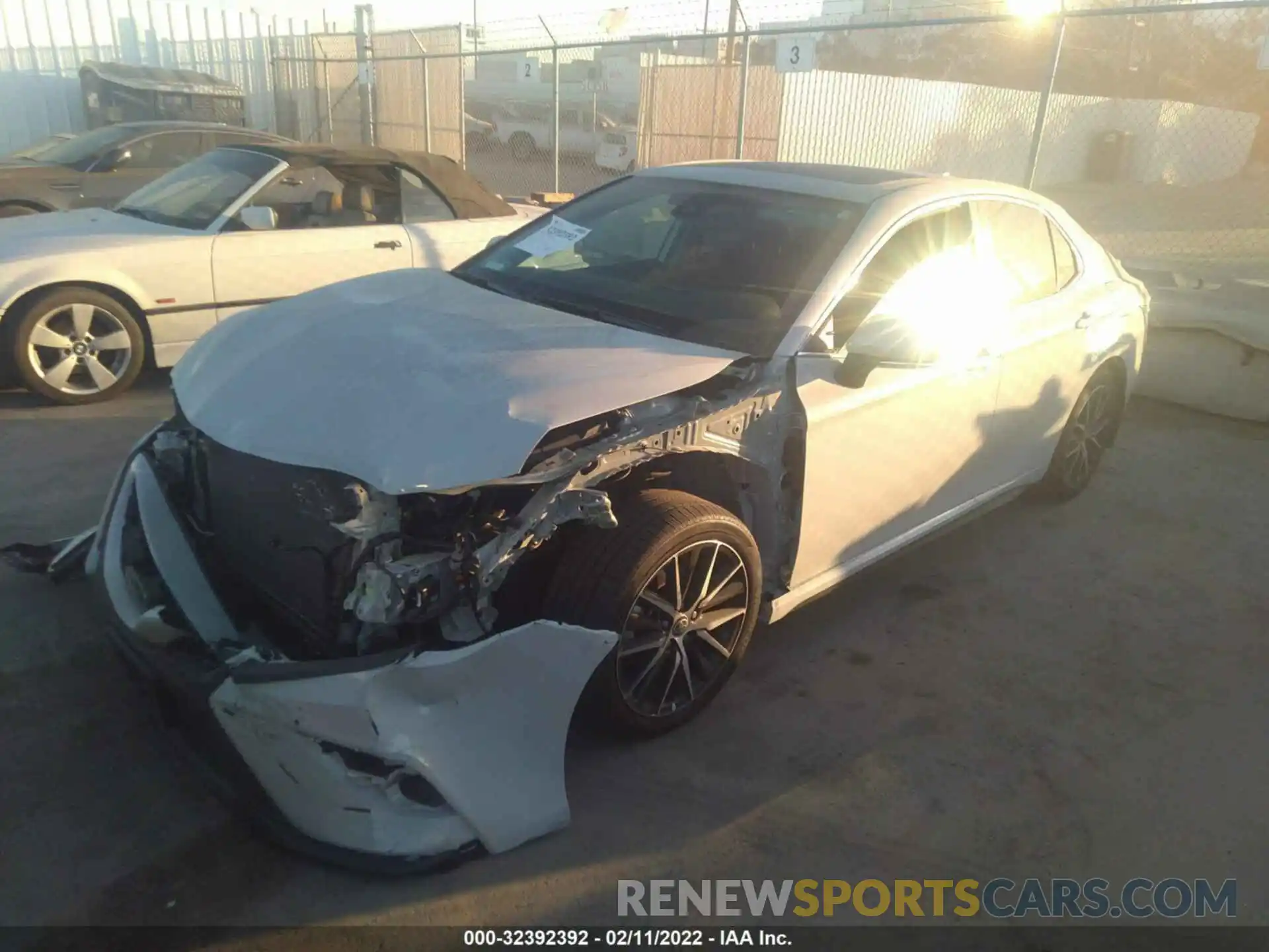 2 Photograph of a damaged car 4T1T11AK9NU498579 TOYOTA CAMRY 2022