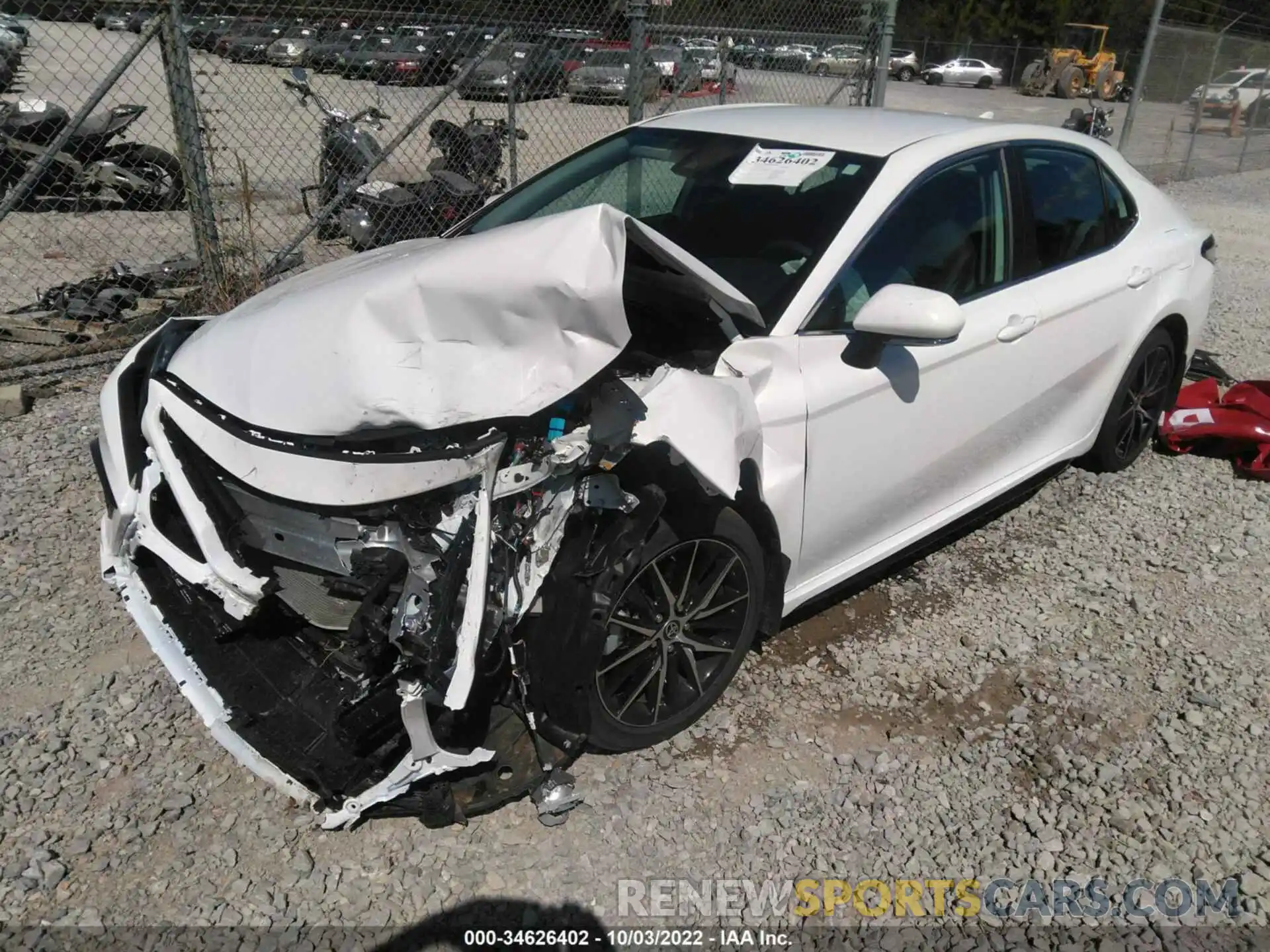 2 Photograph of a damaged car 4T1T11AKXNU042719 TOYOTA CAMRY 2022