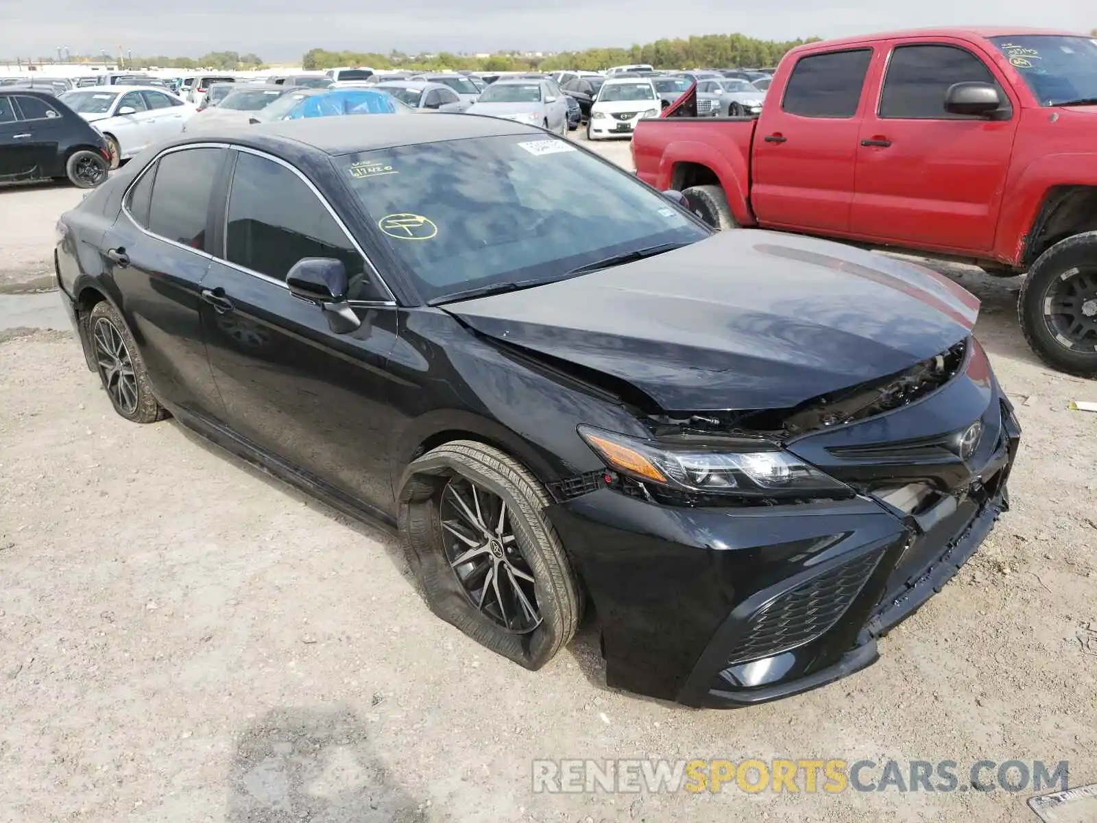 1 Photograph of a damaged car 4T1T11AKXNU617420 TOYOTA CAMRY 2022