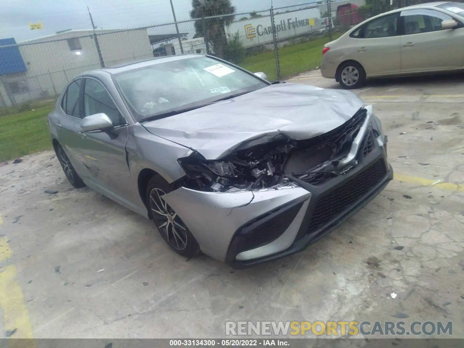 1 Photograph of a damaged car 4T1T11AKXNU676435 TOYOTA CAMRY 2022