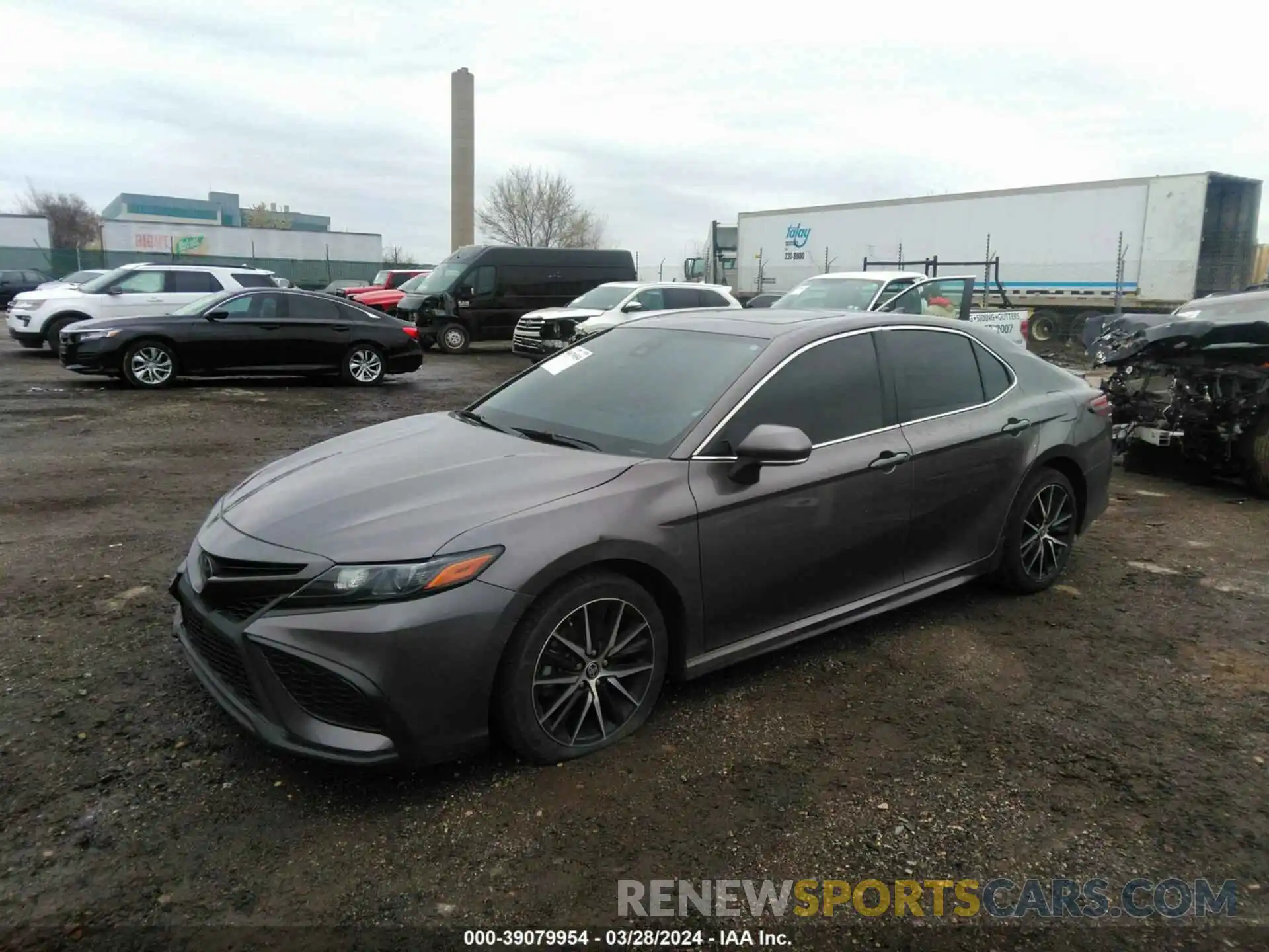 2 Photograph of a damaged car 4T1T11BK6NU054381 TOYOTA CAMRY 2022