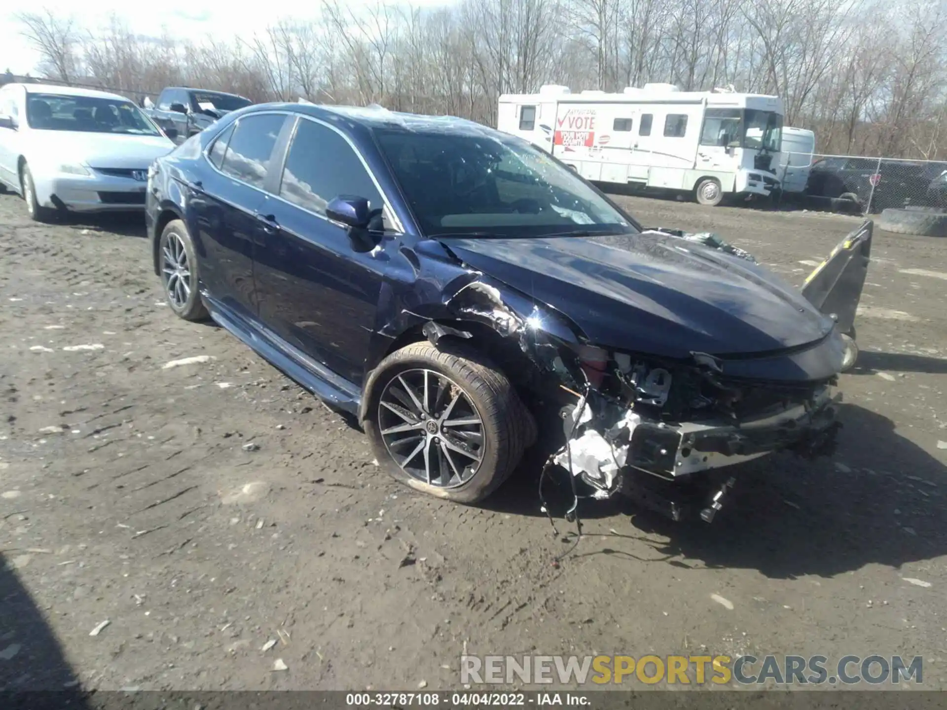 1 Photograph of a damaged car 4T1T11BK7NU053188 TOYOTA CAMRY 2022