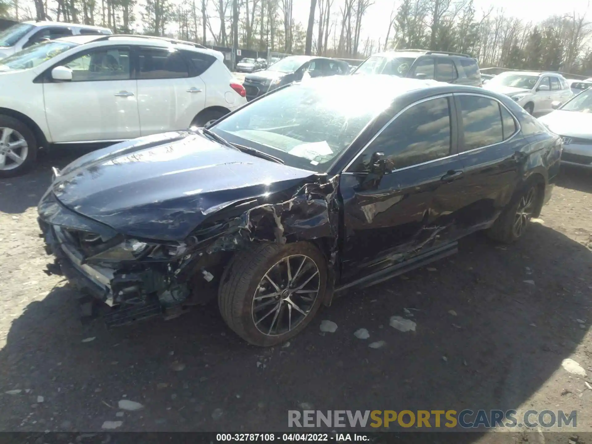 2 Photograph of a damaged car 4T1T11BK7NU053188 TOYOTA CAMRY 2022