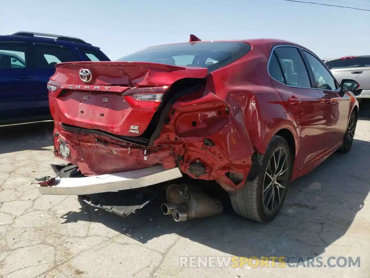 4 Photograph of a damaged car 4T1T11BK7NU053529 TOYOTA CAMRY 2022