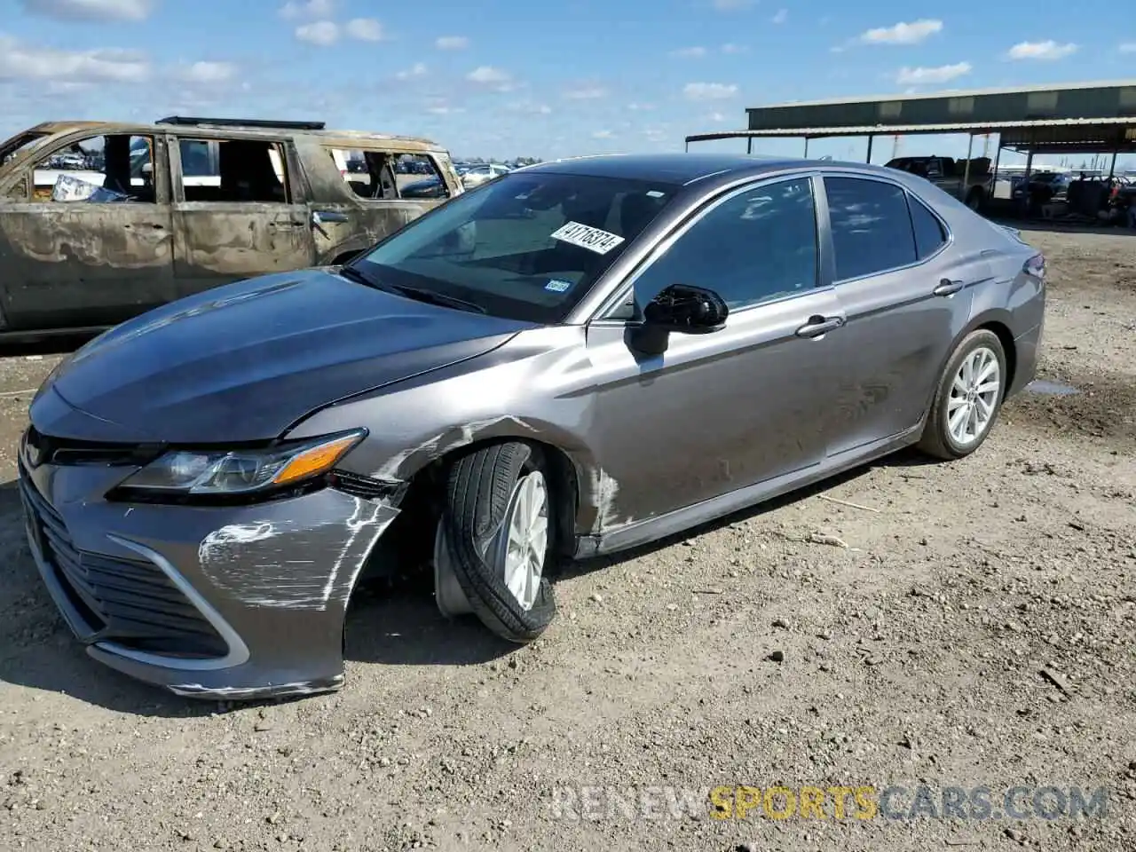 1 Photograph of a damaged car 4T1C11AK0PU089745 TOYOTA CAMRY 2023