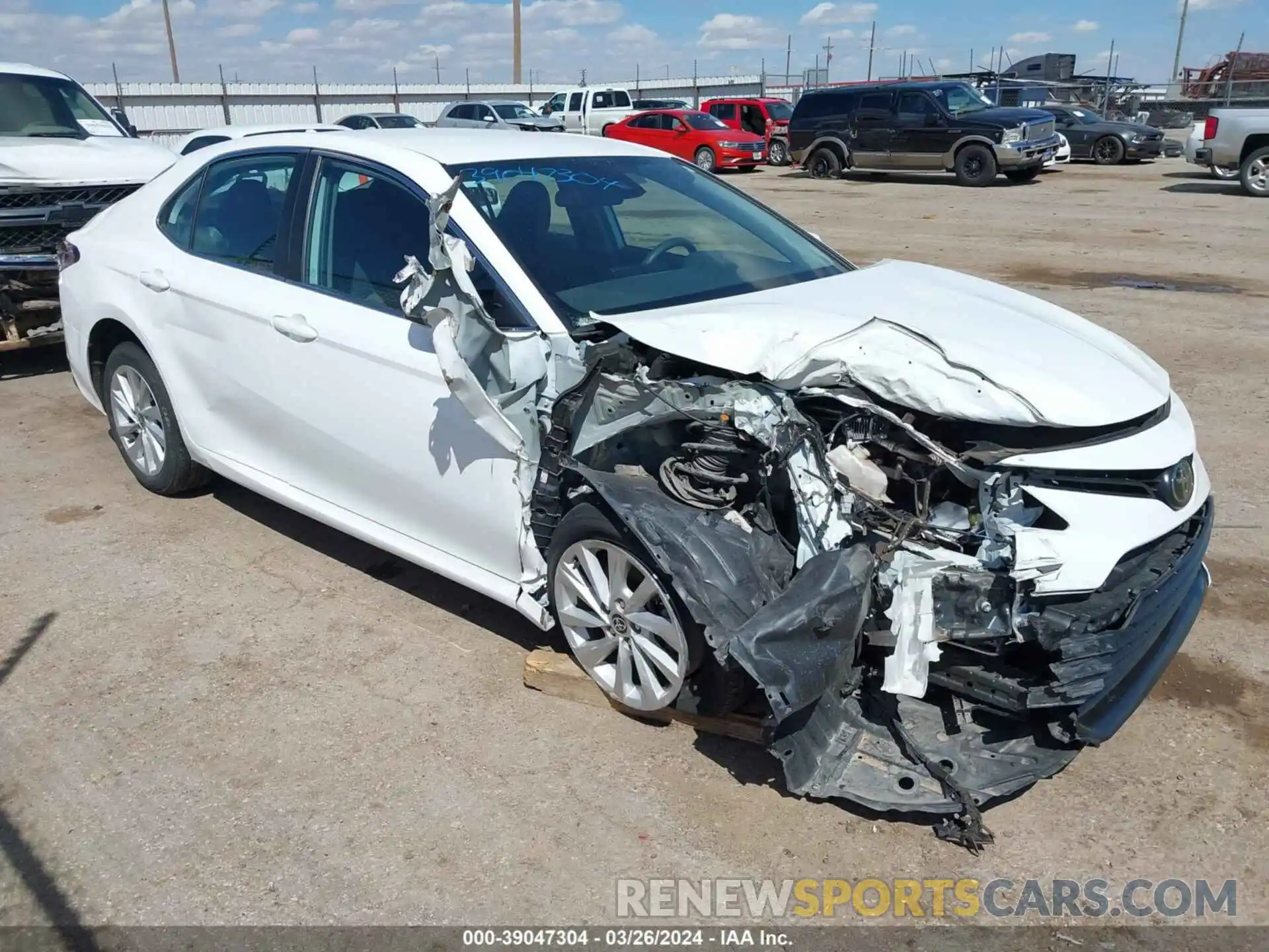 1 Photograph of a damaged car 4T1C11AK0PU719473 TOYOTA CAMRY 2023