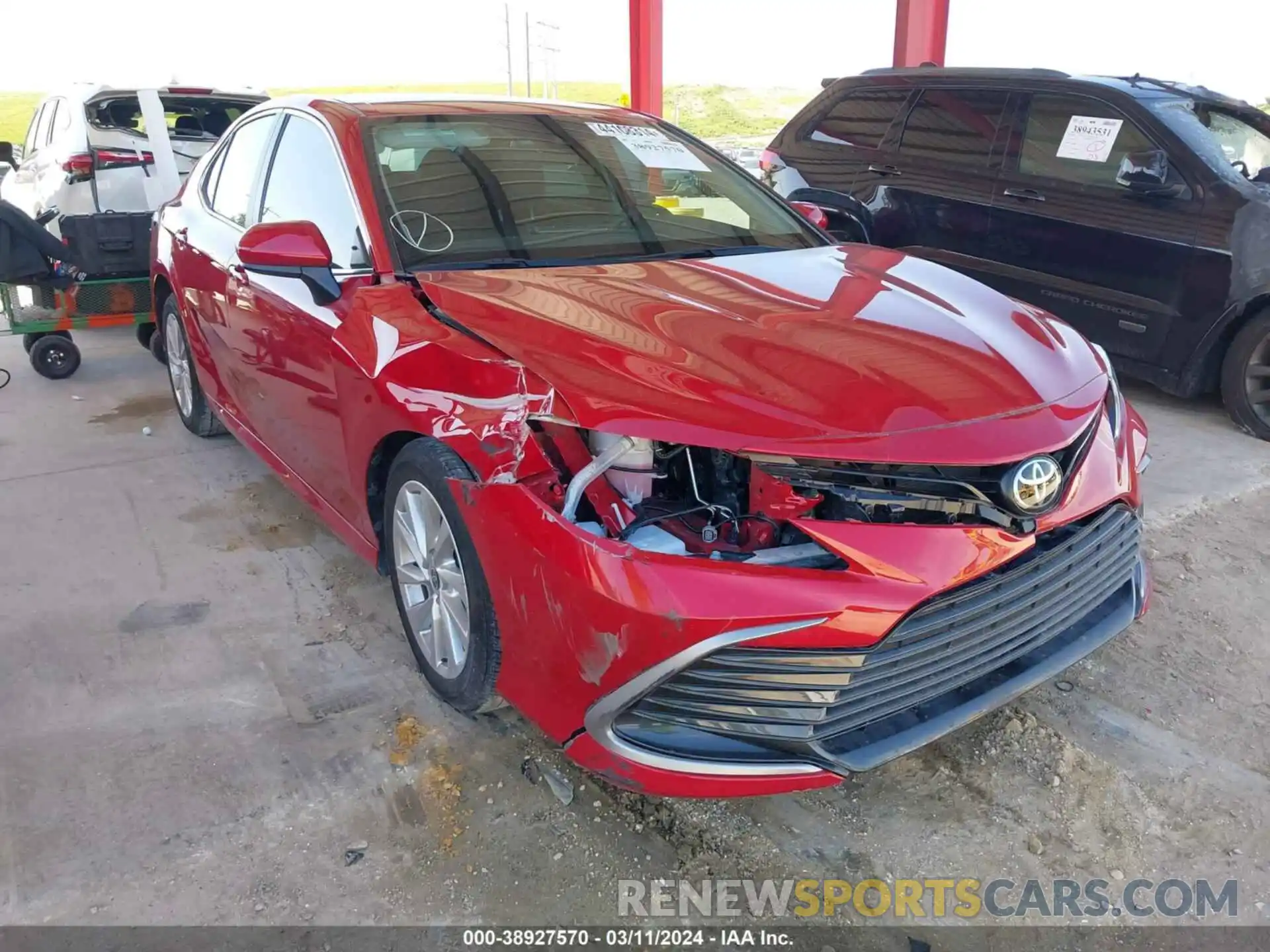 1 Photograph of a damaged car 4T1C11AK1PU142677 TOYOTA CAMRY 2023