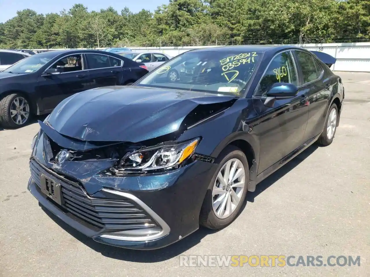 2 Photograph of a damaged car 4T1C11BK2MU035941 TOYOTA CAMRY 2023