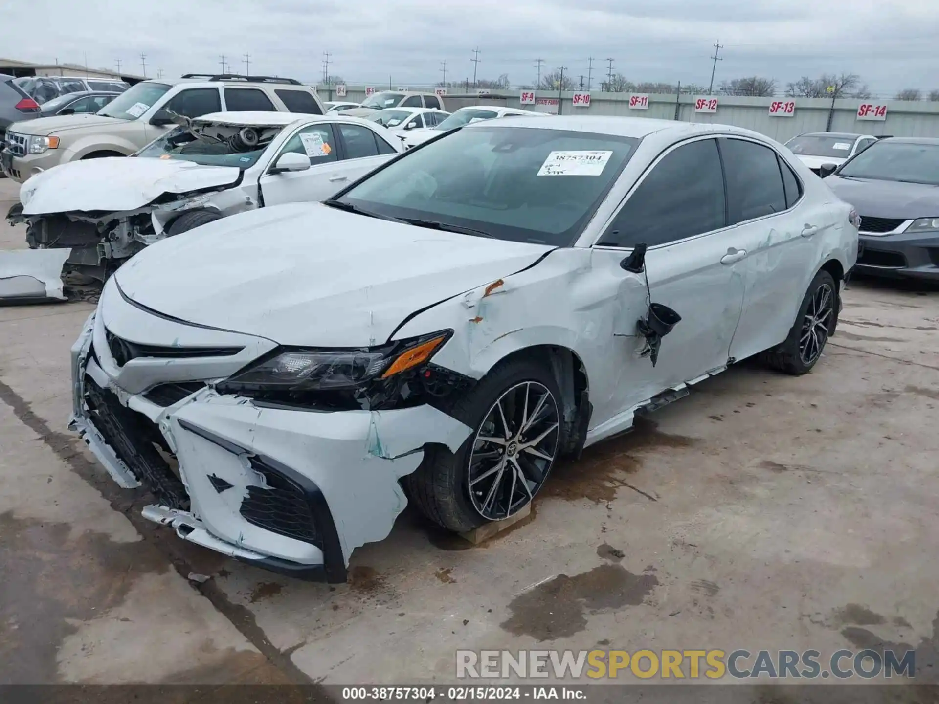 2 Photograph of a damaged car 4T1G11AK3PU124960 TOYOTA CAMRY 2023