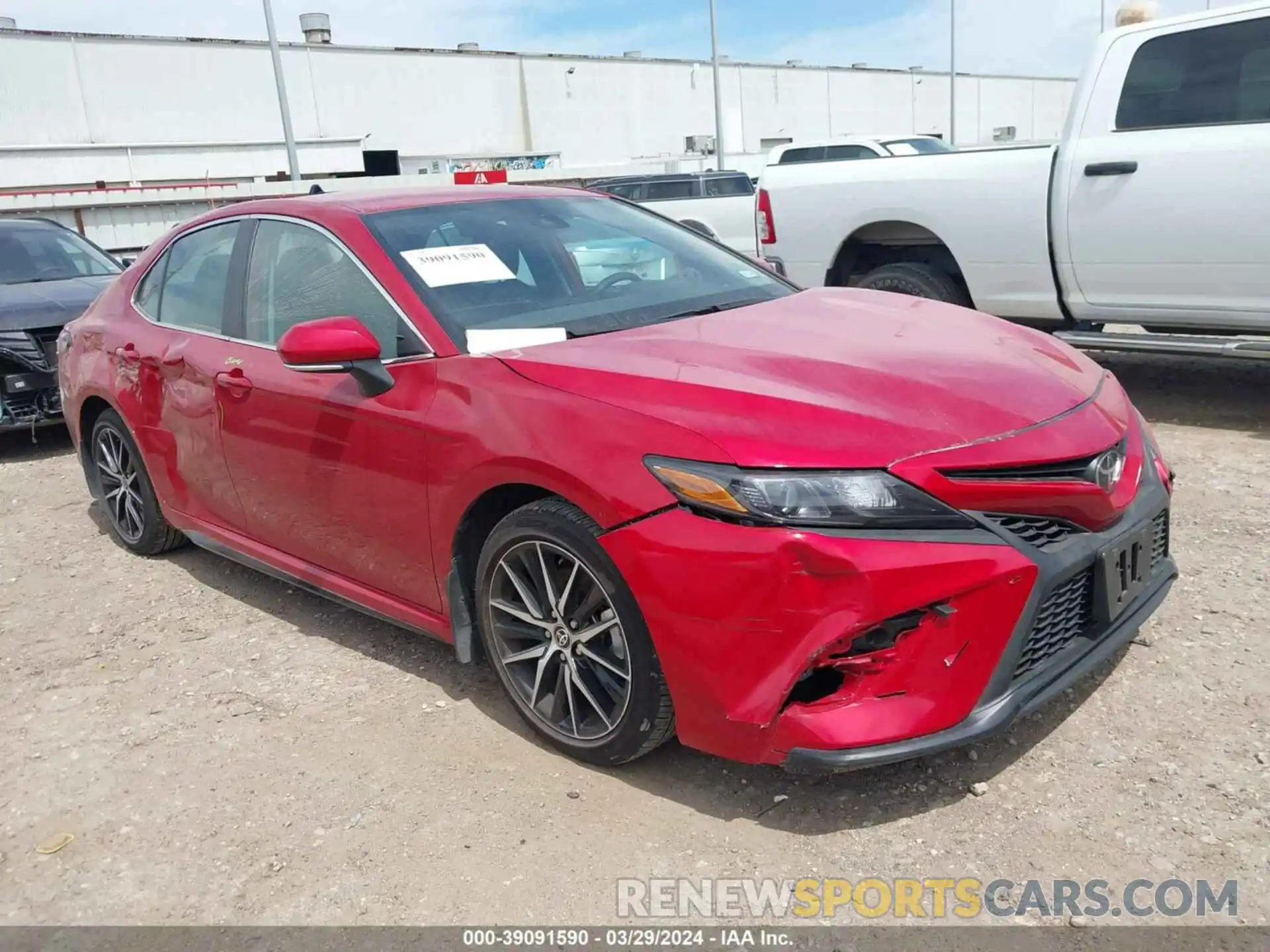 1 Photograph of a damaged car 4T1G11AK4PU163346 TOYOTA CAMRY 2023