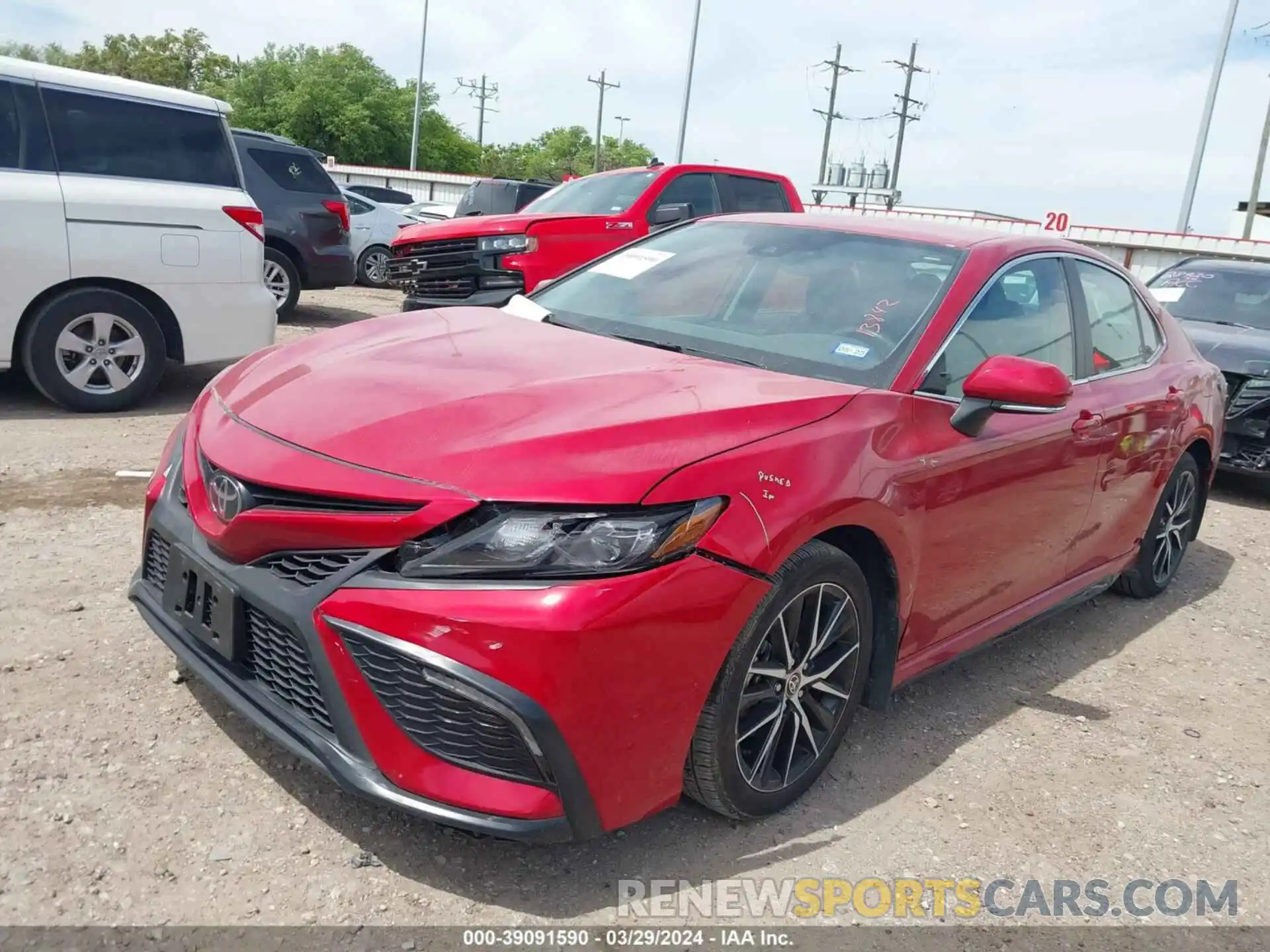 2 Photograph of a damaged car 4T1G11AK4PU163346 TOYOTA CAMRY 2023