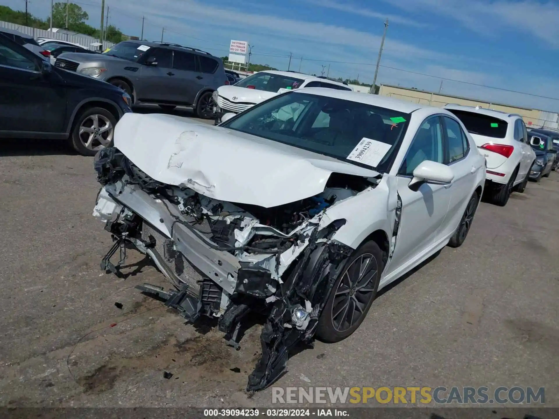 2 Photograph of a damaged car 4T1G11AK6PU741950 TOYOTA CAMRY 2023