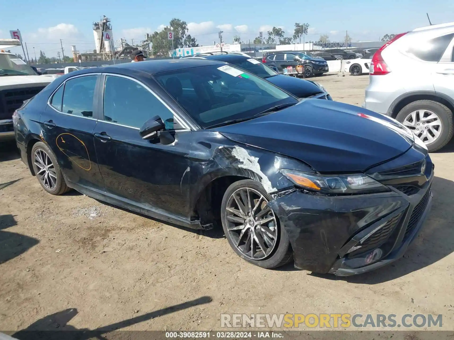 1 Photograph of a damaged car 4T1G11AK8PU734790 TOYOTA CAMRY 2023