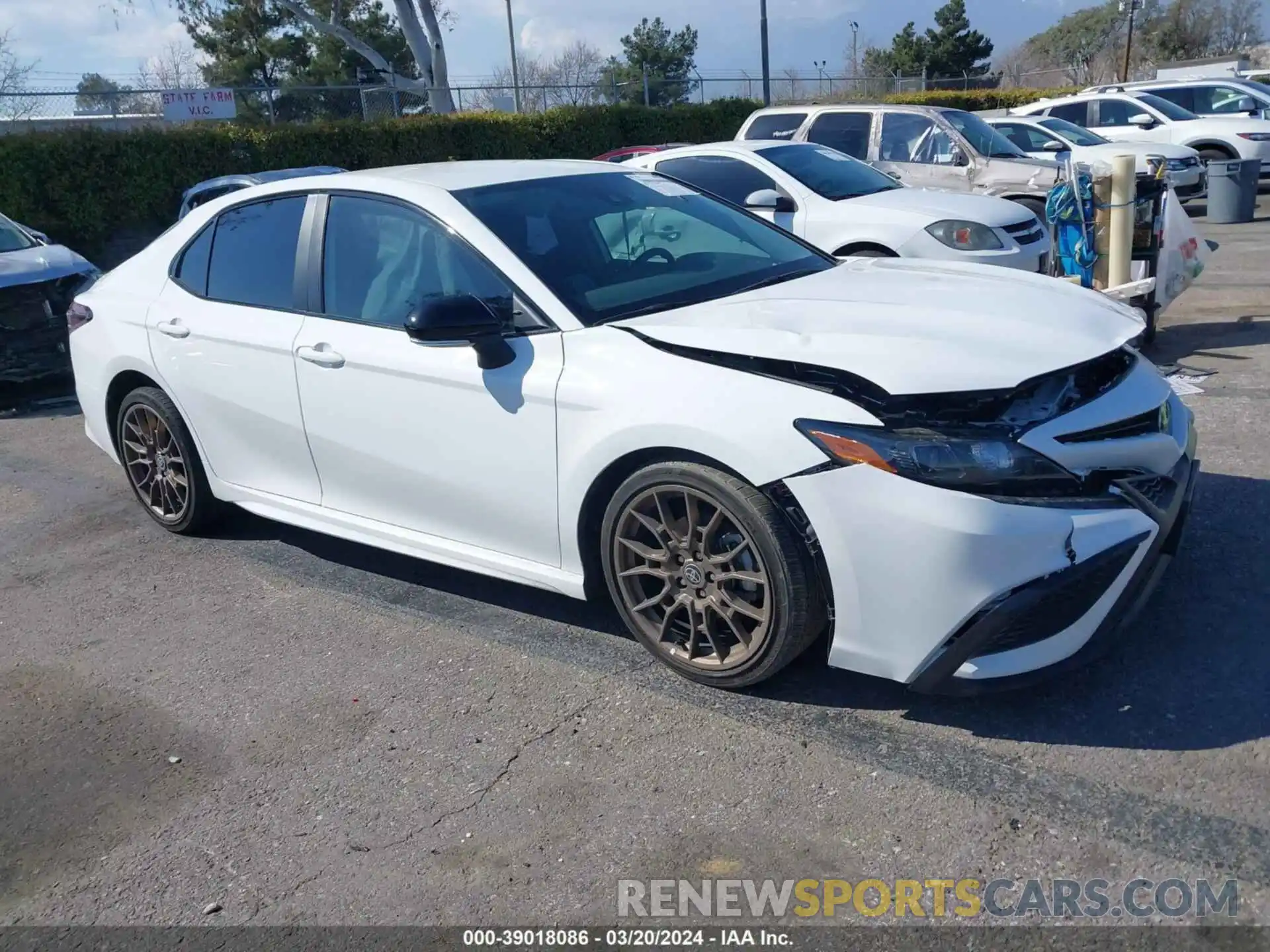 1 Photograph of a damaged car 4T1G11AK9PU141584 TOYOTA CAMRY 2023