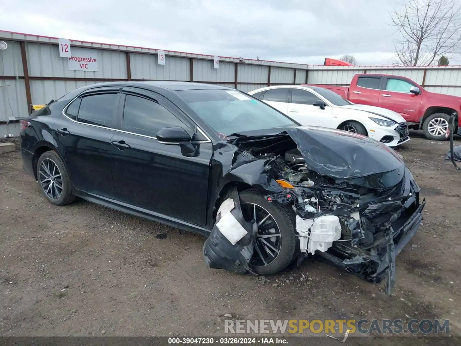 1 Photograph of a damaged car 4T1G11BK7PU075275 TOYOTA CAMRY 2023