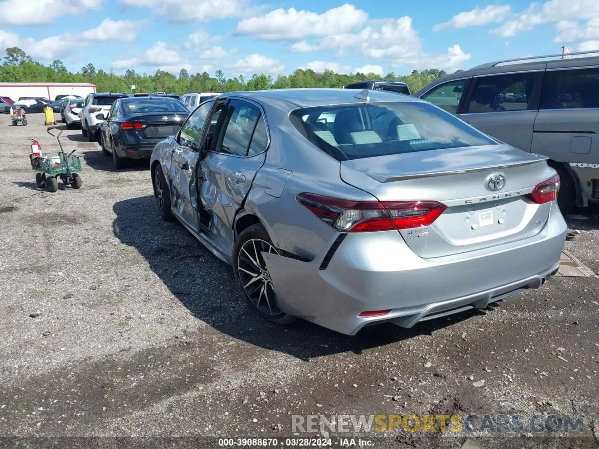 3 Photograph of a damaged car 4T1T11AK0PU835787 TOYOTA CAMRY 2023