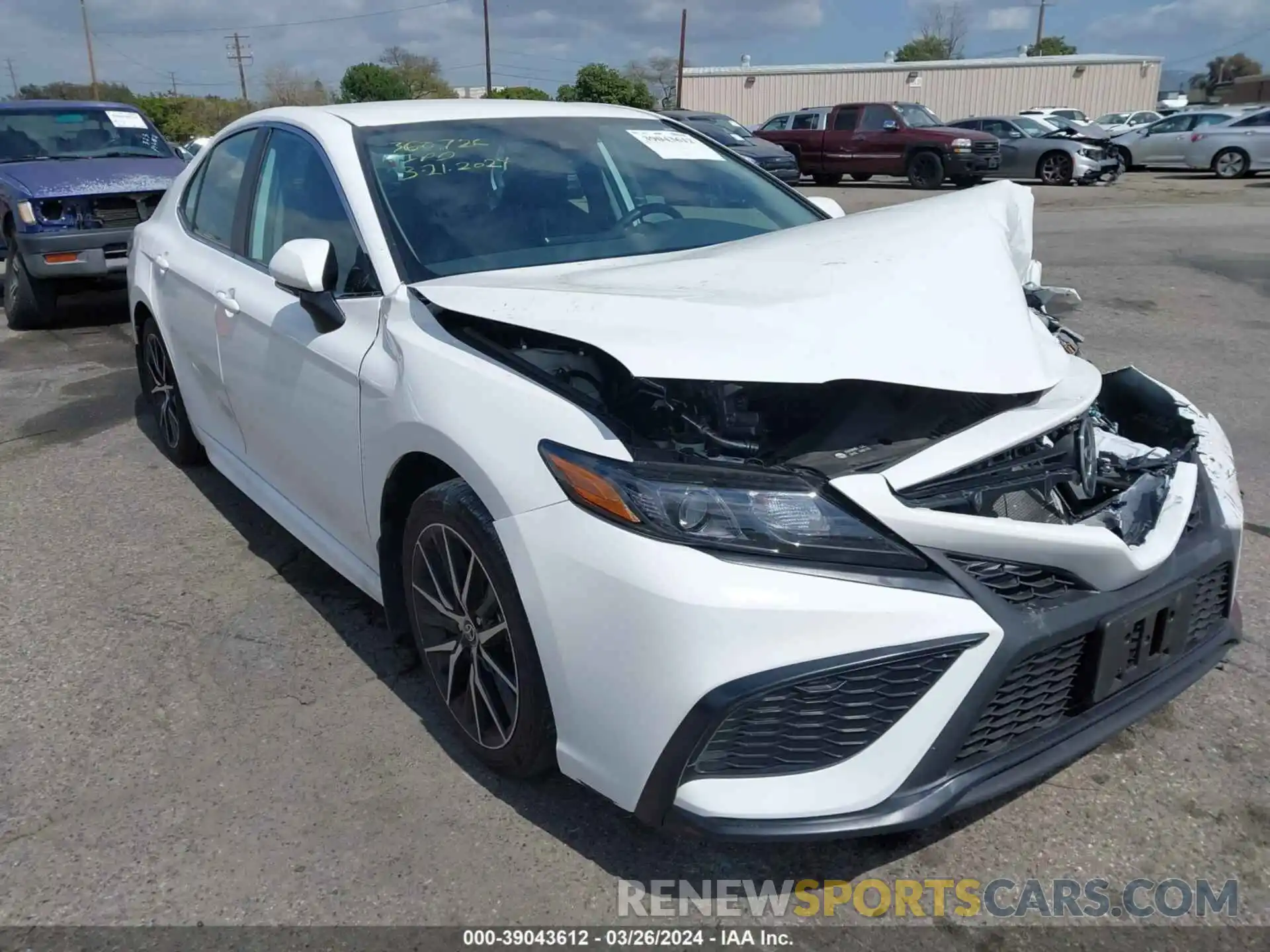 1 Photograph of a damaged car 4T1T11AK1PU807335 TOYOTA CAMRY 2023