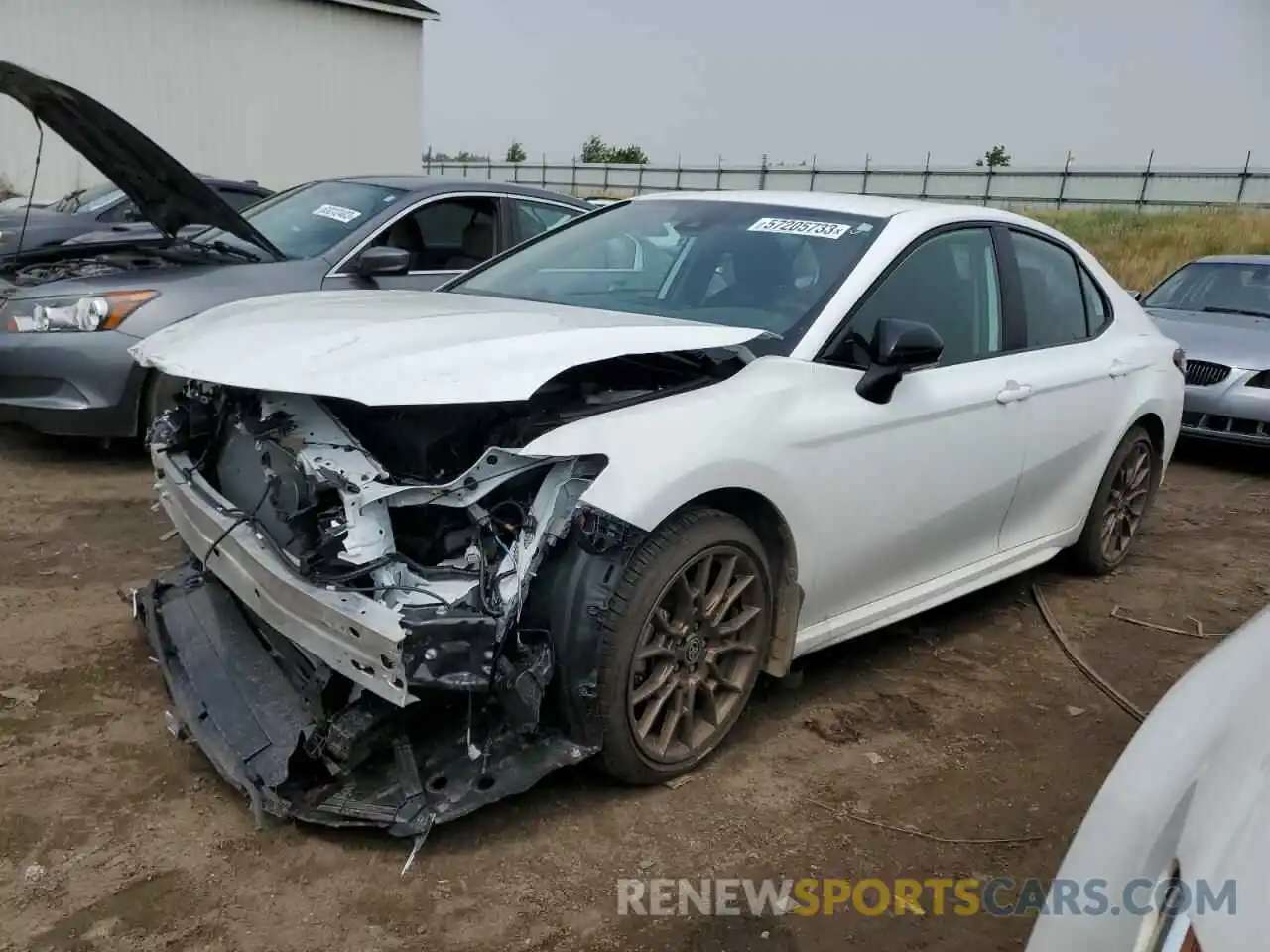 1 Photograph of a damaged car 4T1T11AK2PU106271 TOYOTA CAMRY 2023