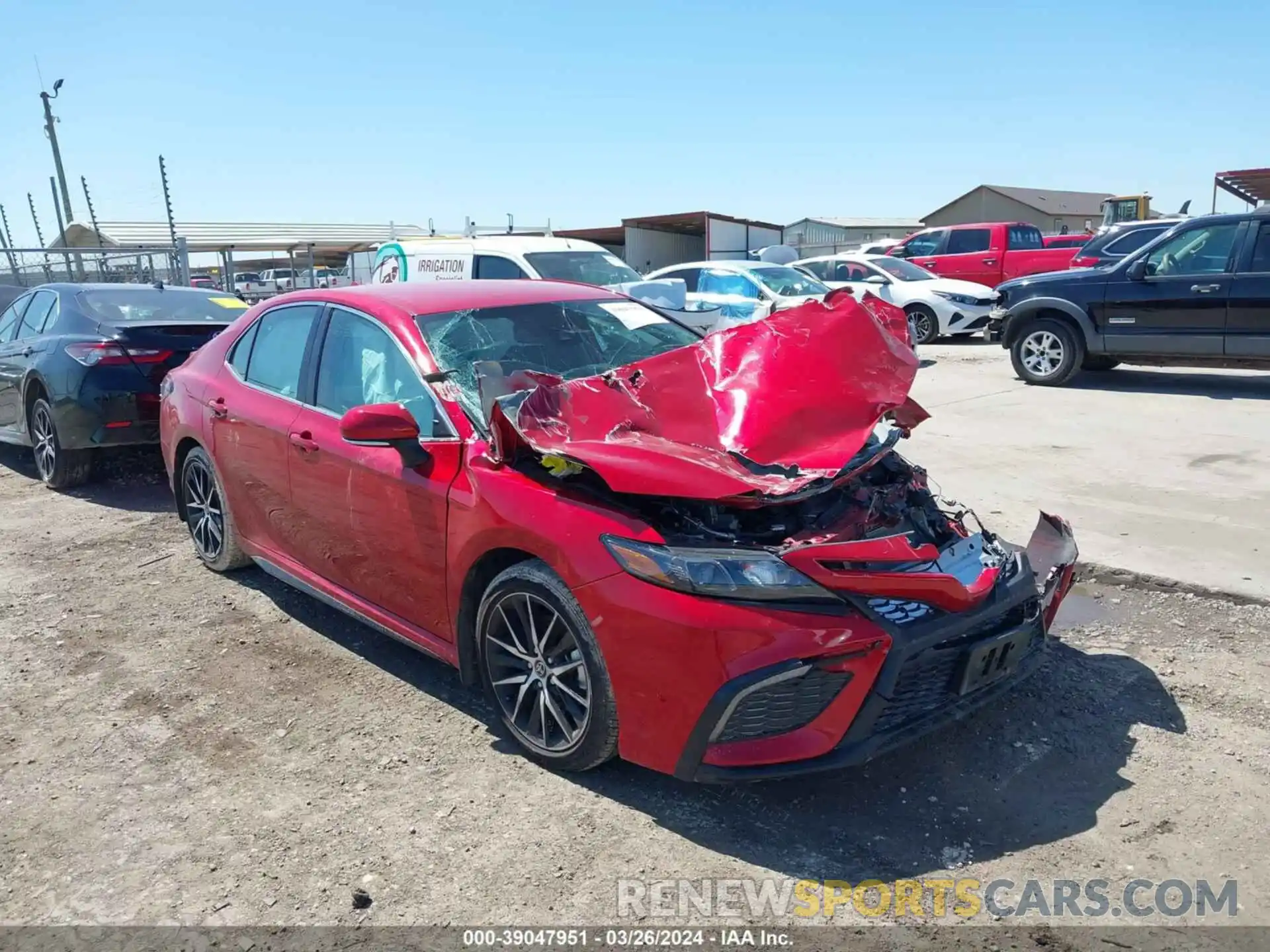 1 Photograph of a damaged car 4T1T11AK3PU160937 TOYOTA CAMRY 2023