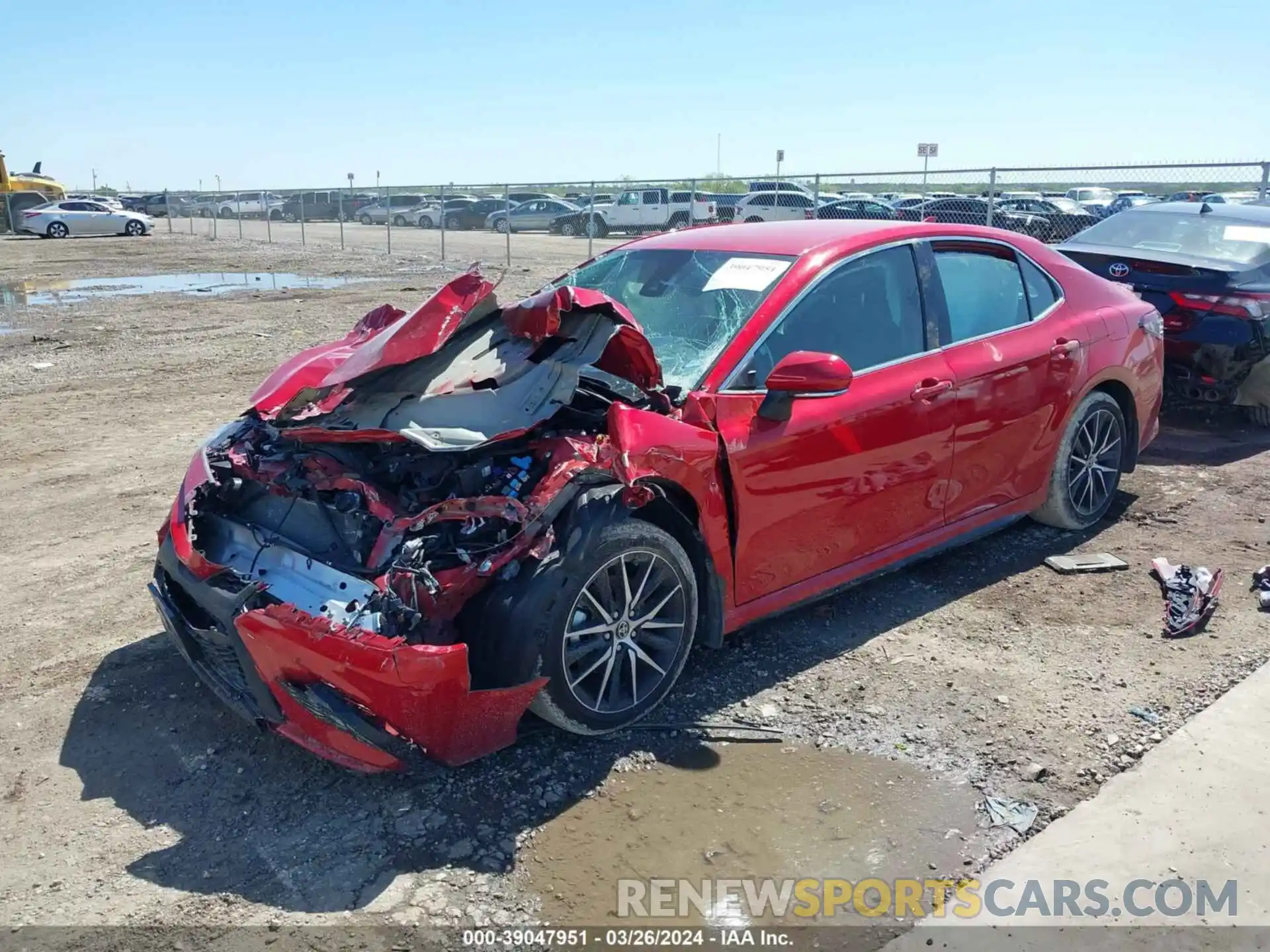 2 Photograph of a damaged car 4T1T11AK3PU160937 TOYOTA CAMRY 2023