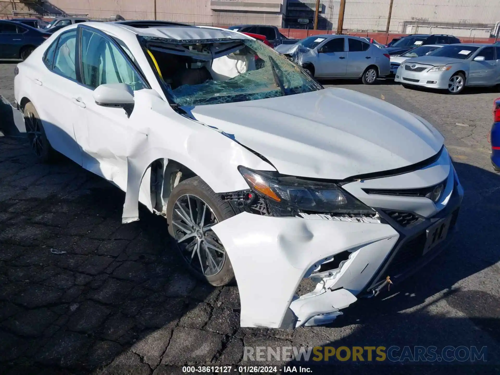 1 Photograph of a damaged car 4T1T11AK3PU742925 TOYOTA CAMRY 2023