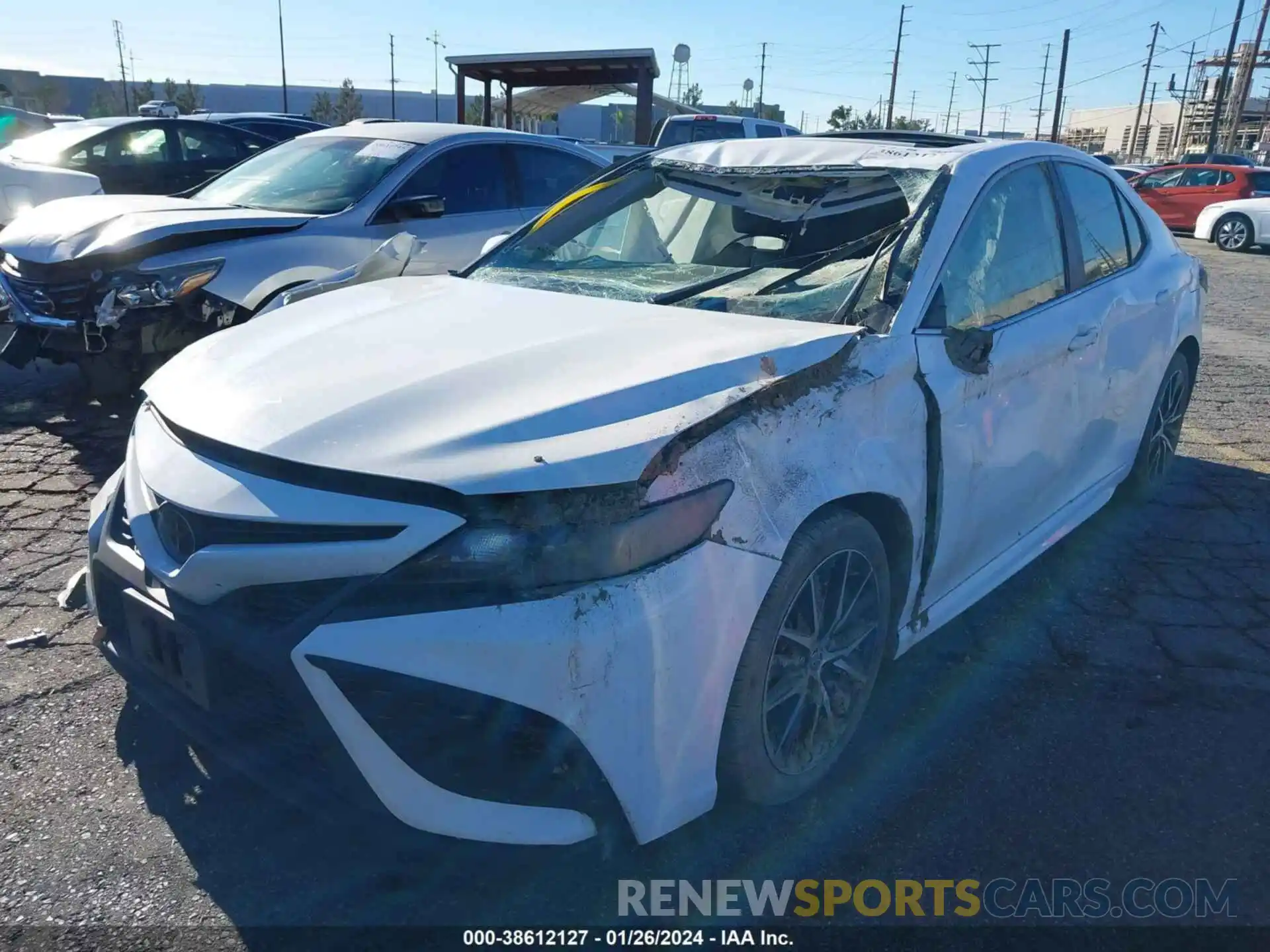 2 Photograph of a damaged car 4T1T11AK3PU742925 TOYOTA CAMRY 2023