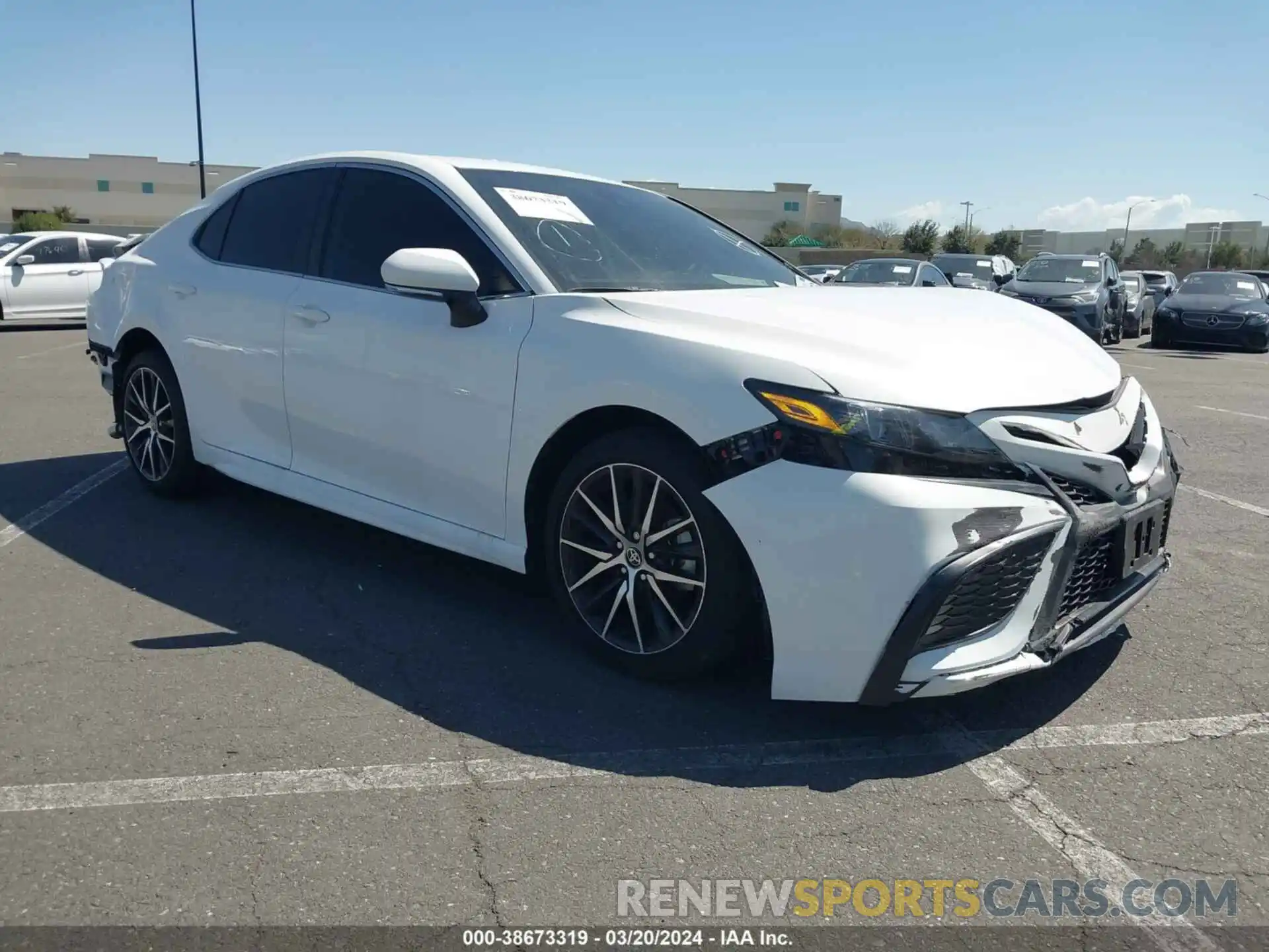 1 Photograph of a damaged car 4T1T11AK4PU170263 TOYOTA CAMRY 2023