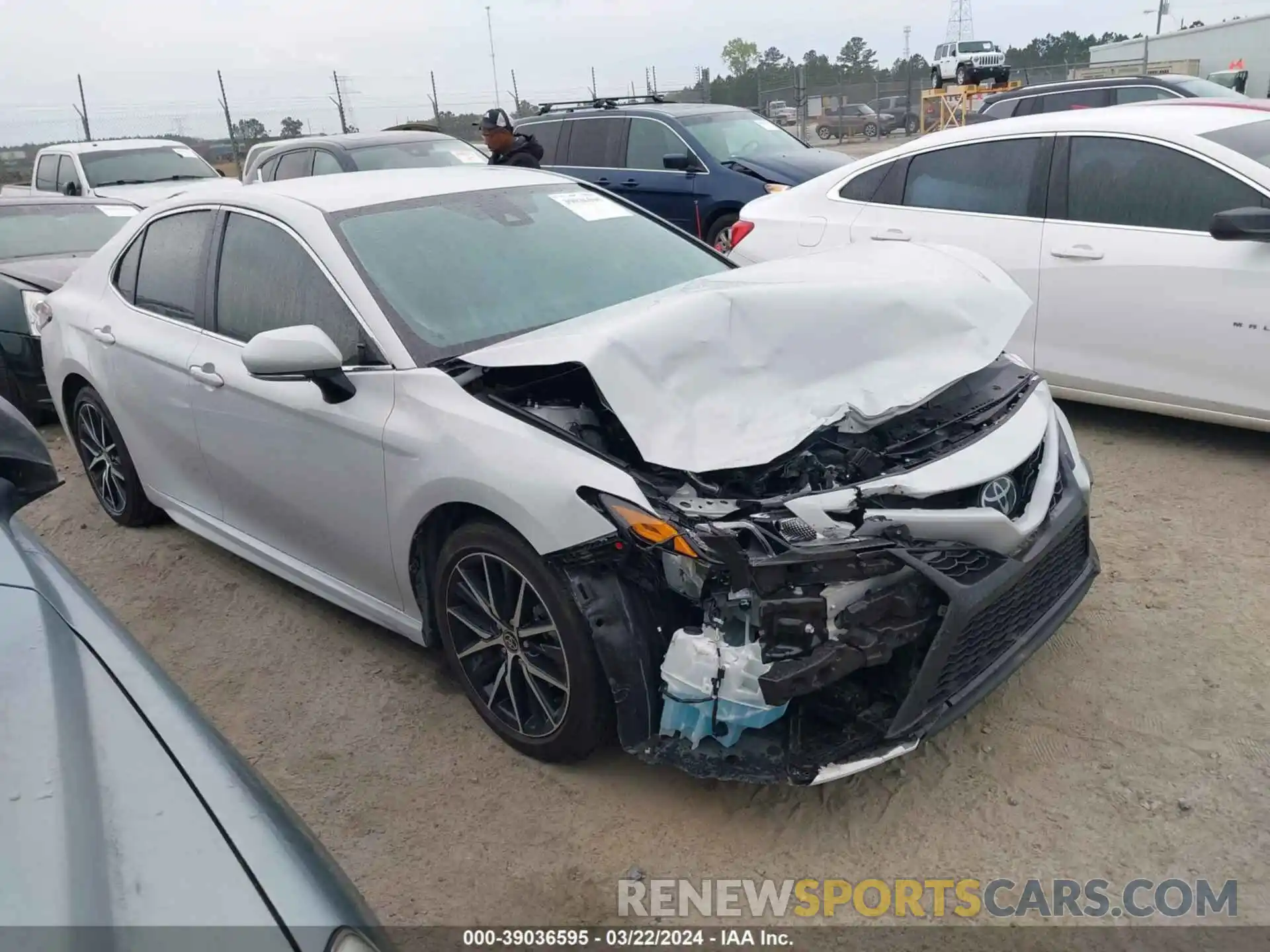 1 Photograph of a damaged car 4T1T11AK6PU135420 TOYOTA CAMRY 2023