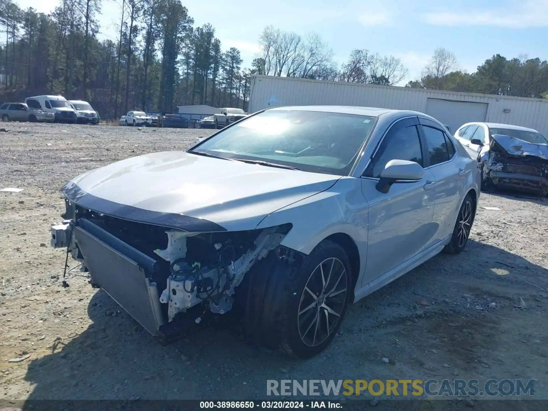 2 Photograph of a damaged car 4T1T11AK6PU142531 TOYOTA CAMRY 2023