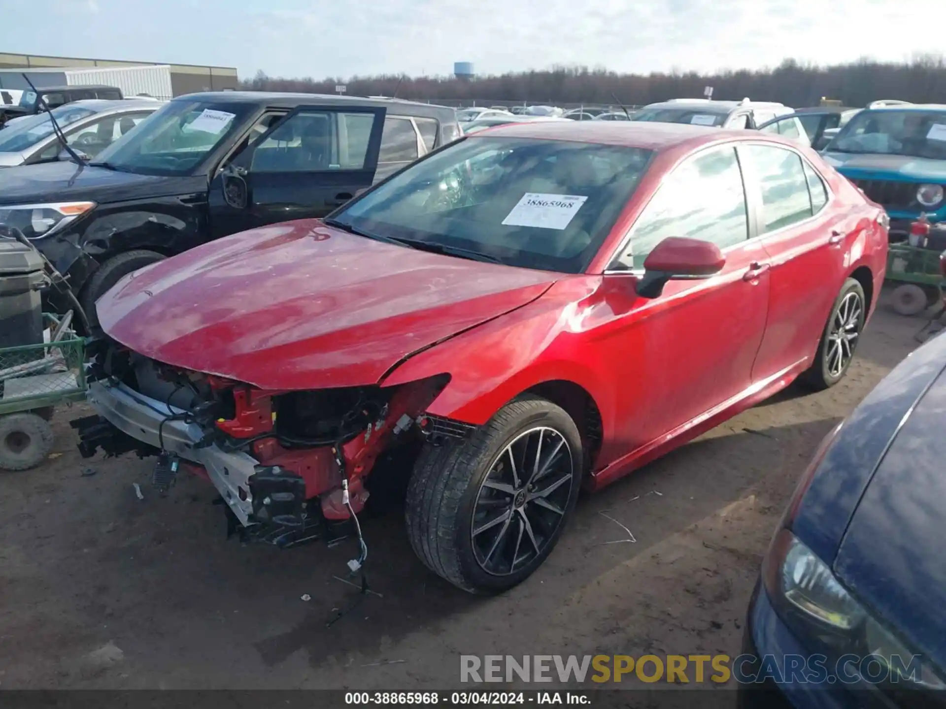 2 Photograph of a damaged car 4T1T11BKXPU080792 TOYOTA CAMRY 2023