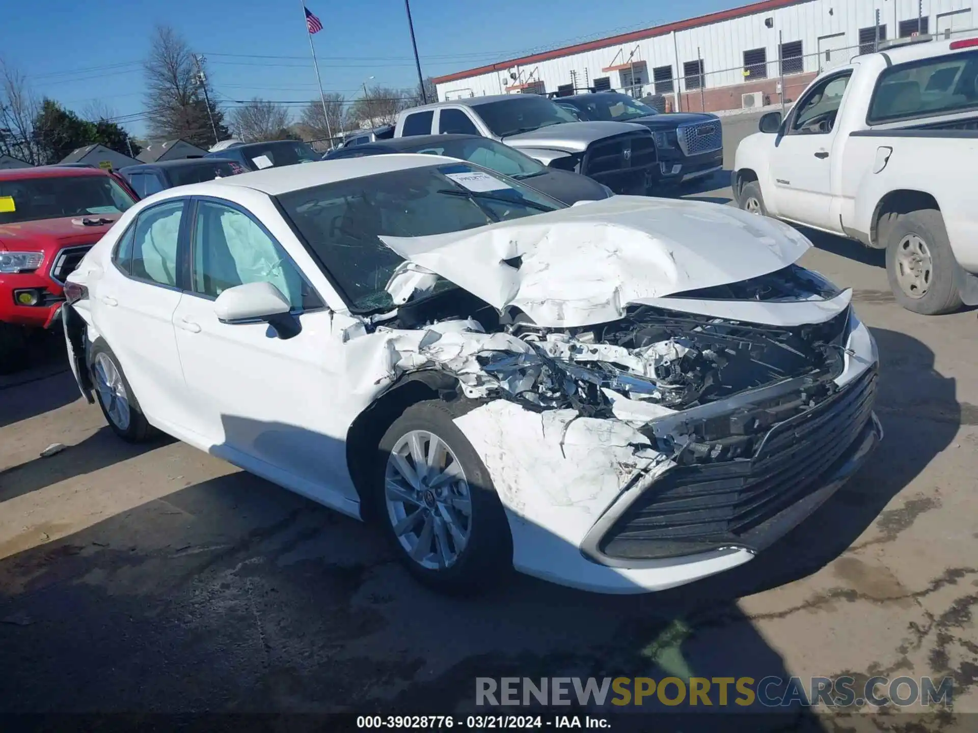 1 Photograph of a damaged car 4T1C11AK1RU852701 TOYOTA CAMRY 2024